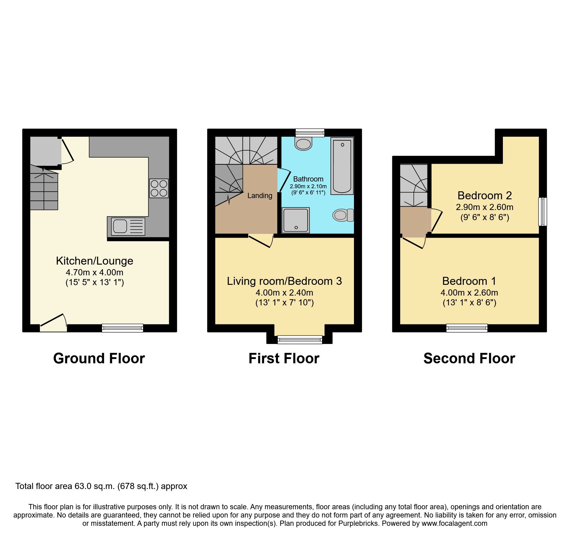 2 bed semidetached house for sale in Church Street, Llangollen LL20