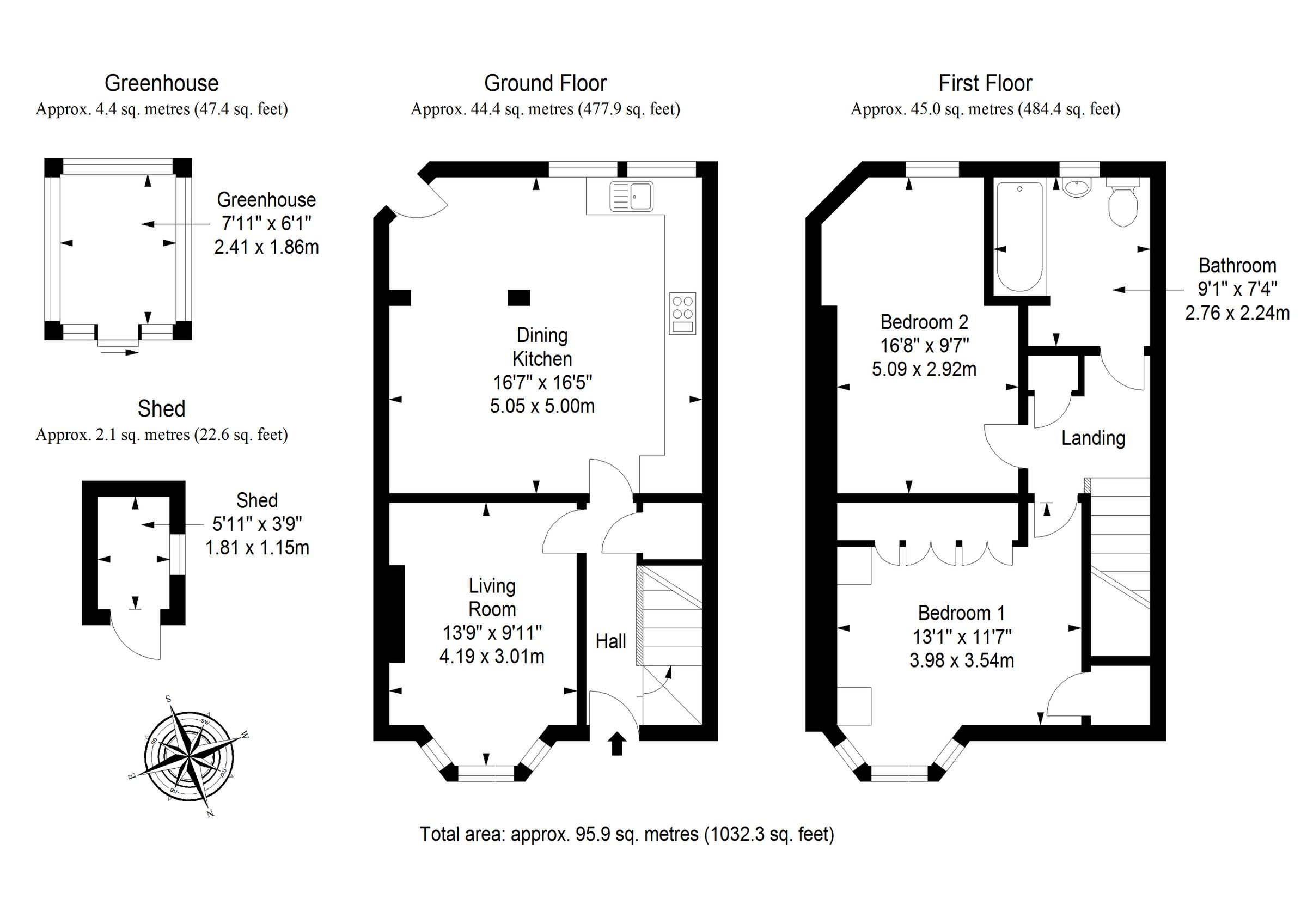 2 bed end terrace house for sale in Afton Bridgend, New Cumnock