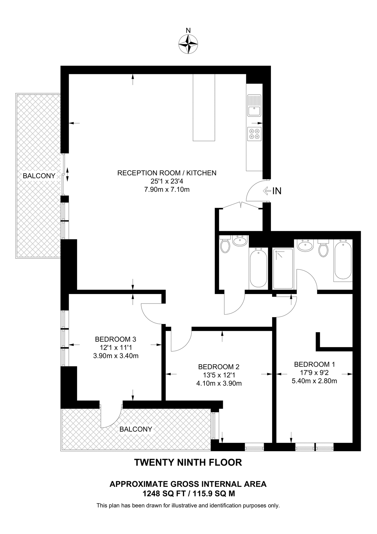 3 bed flat to rent in St Gabrial Walk, Elephant And Castle SE1 Zoopla