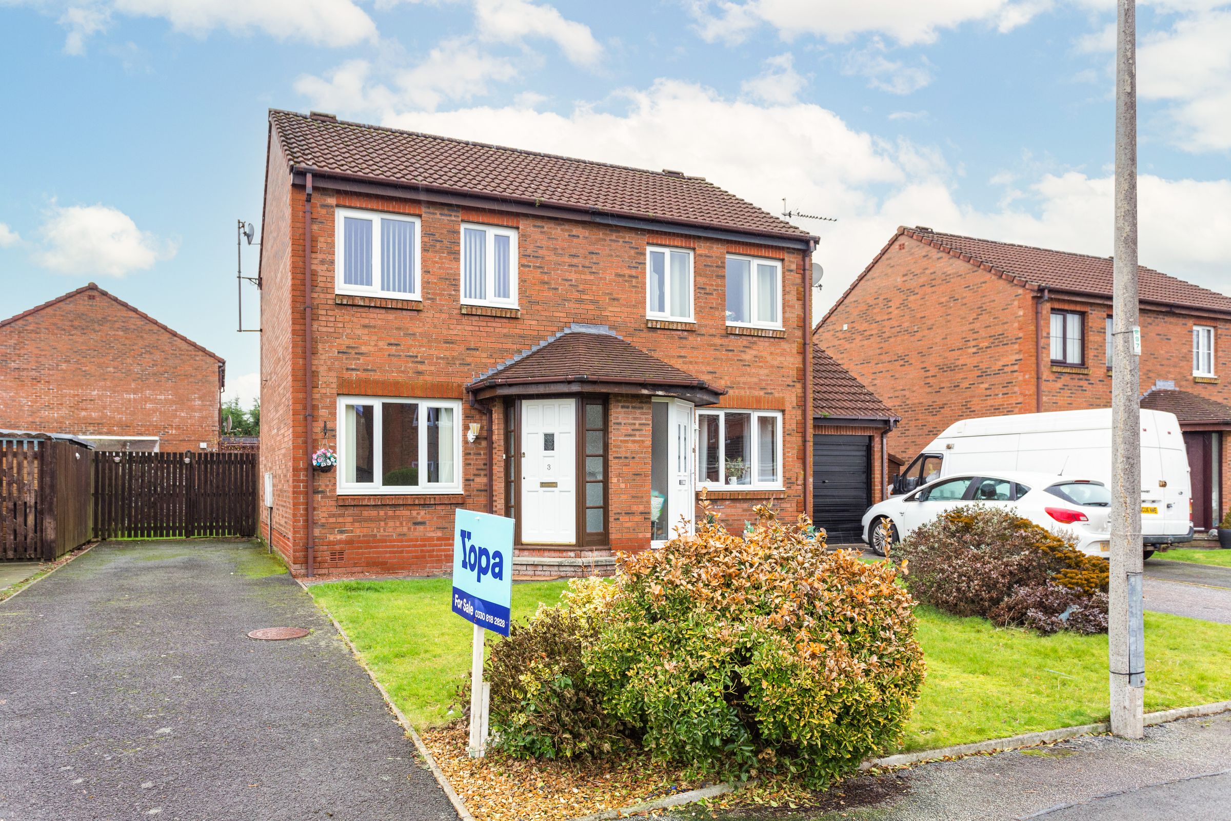 2 bed semidetached house for sale in Bell Court, Heathhall, Dumfries