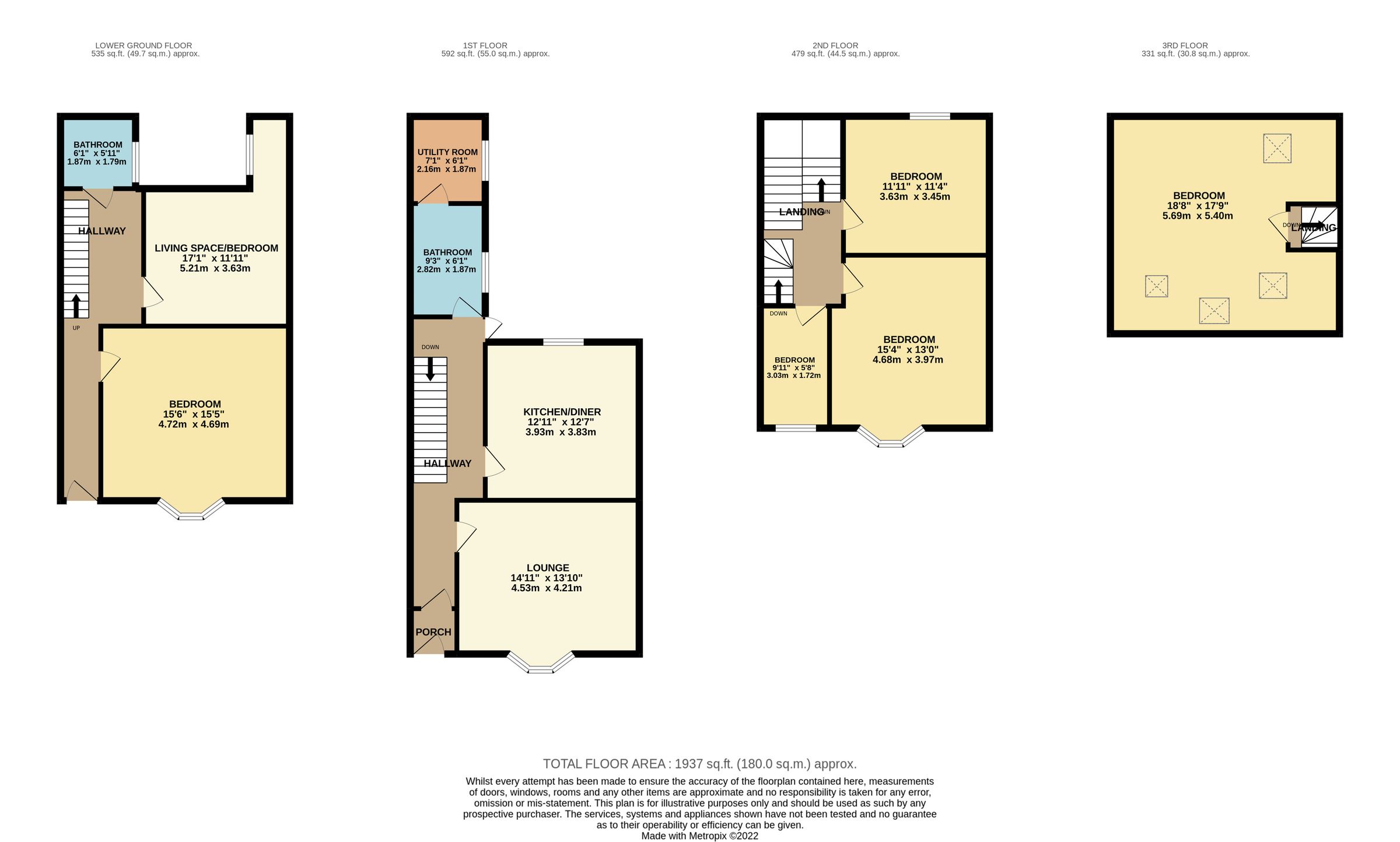 6 Bed Terraced House For Sale In Valletort Road Plymouth Devon PL1 