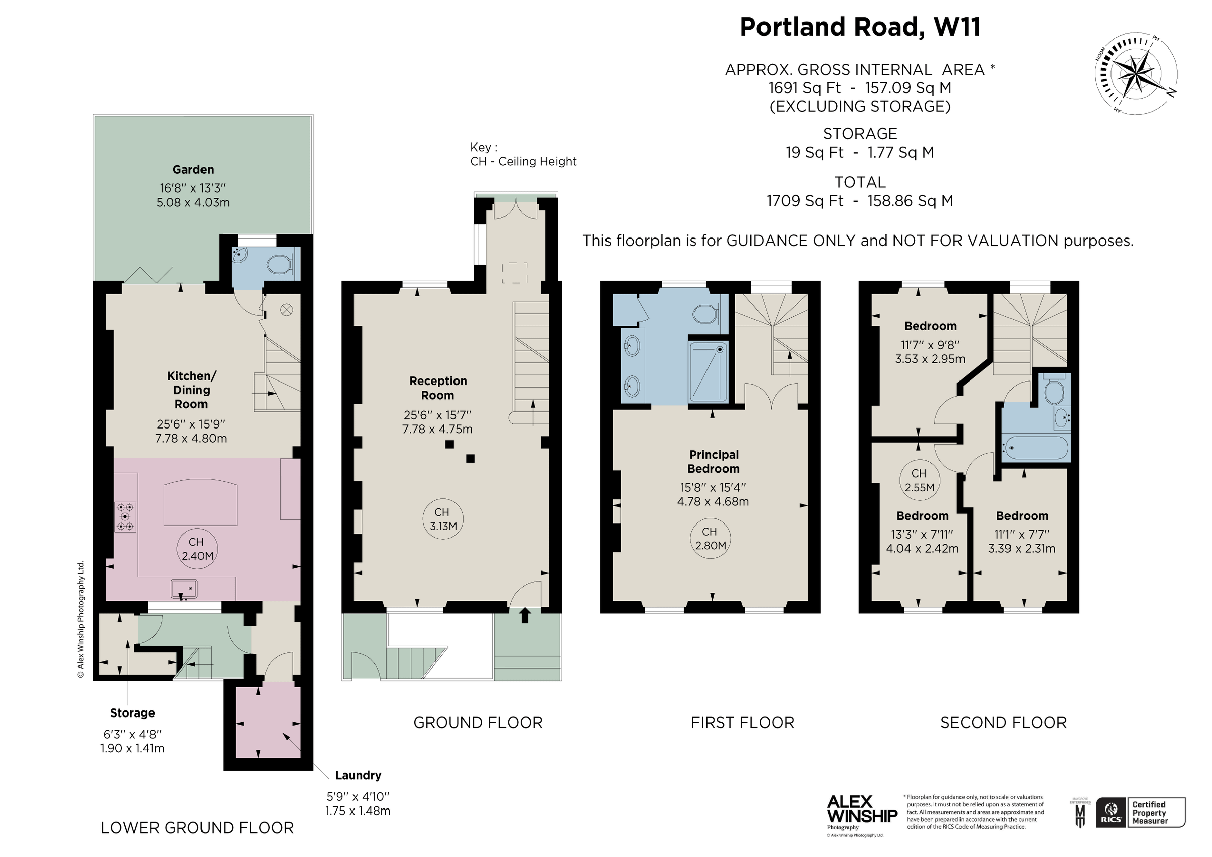 4 bed terraced house for sale in Portland Road, London W11 Zoopla