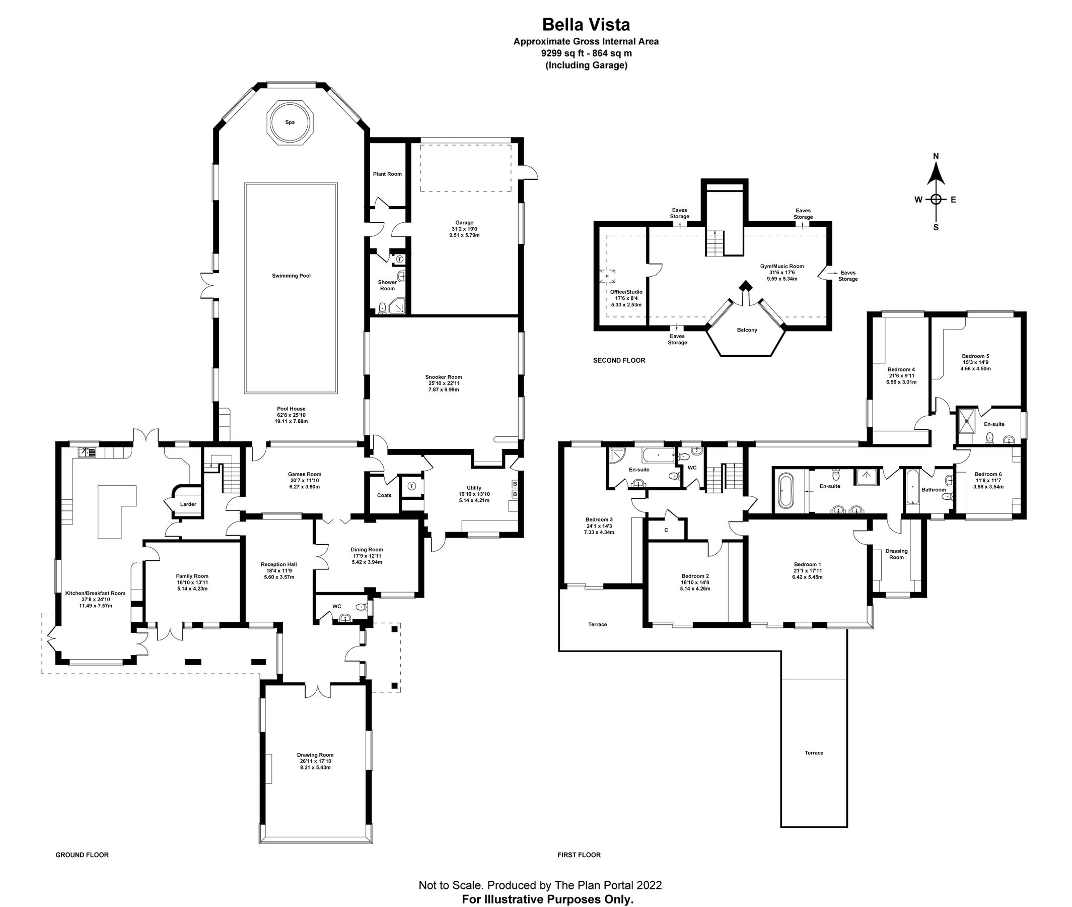 6 bed detached house for sale in Barton Common Road, New Milton