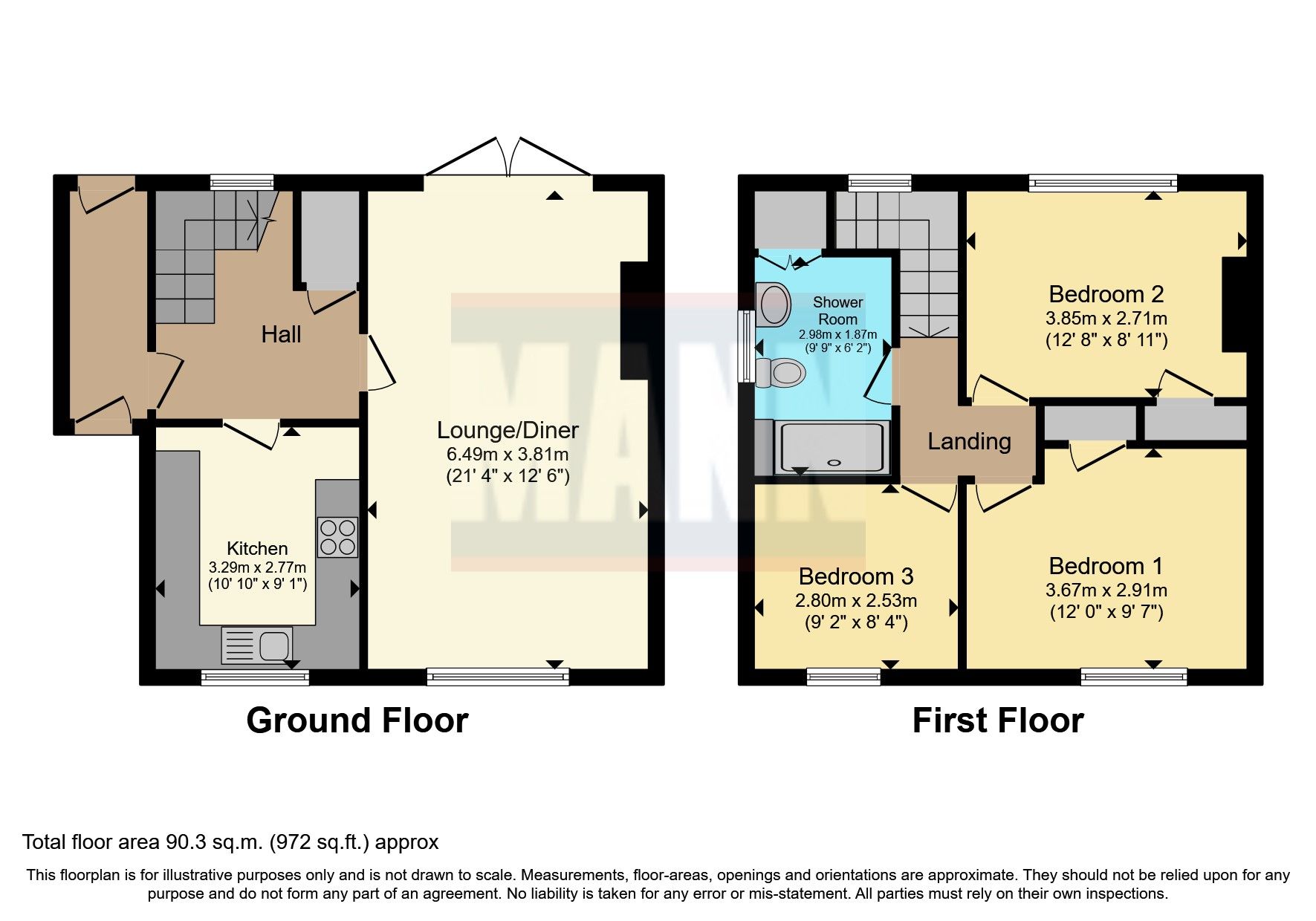 3 bed semidetached house for sale in Teal Walk, Peel Common, Gosport