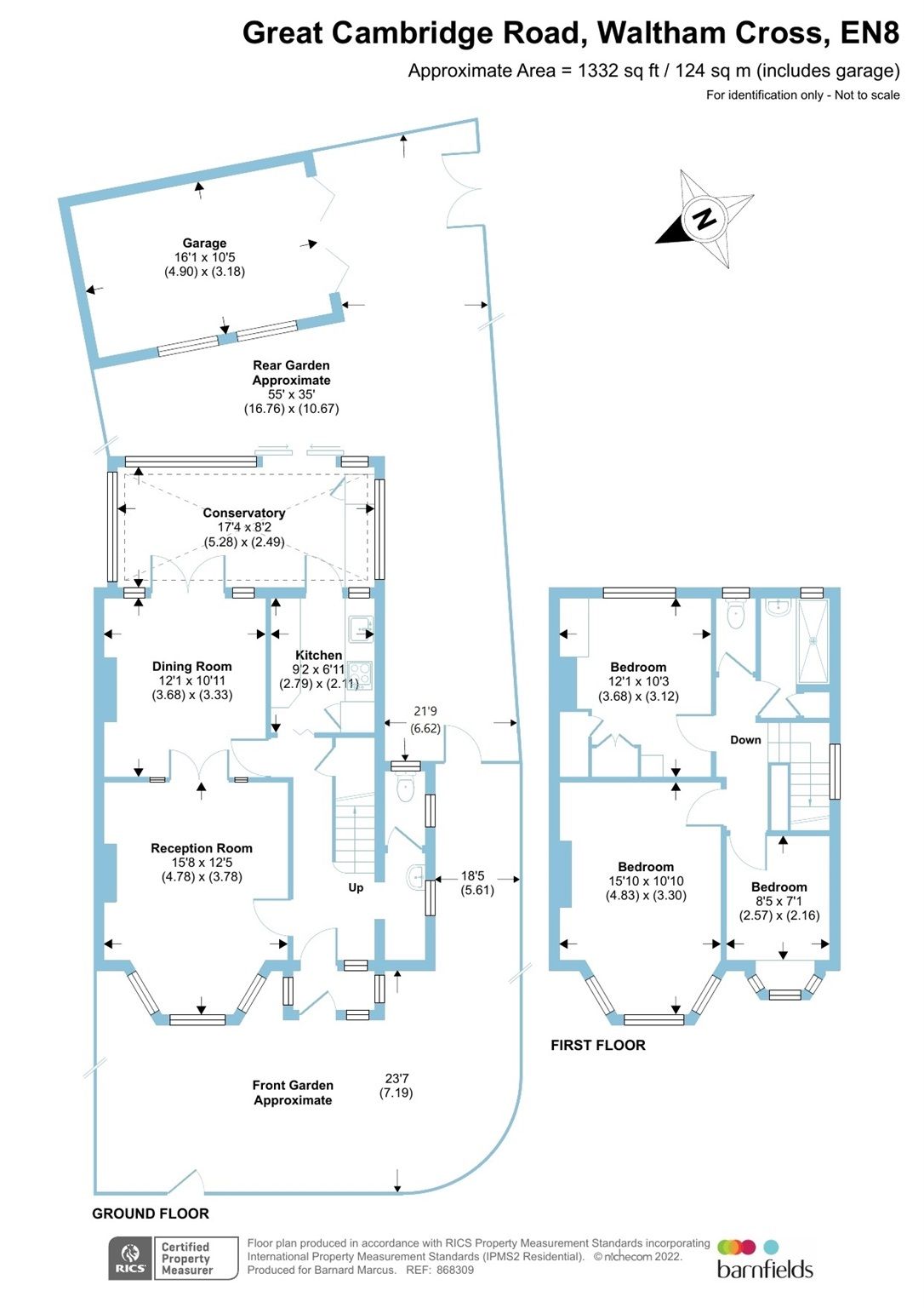3 bed end terrace house for sale in Great Cambridge Road, Cheshunt