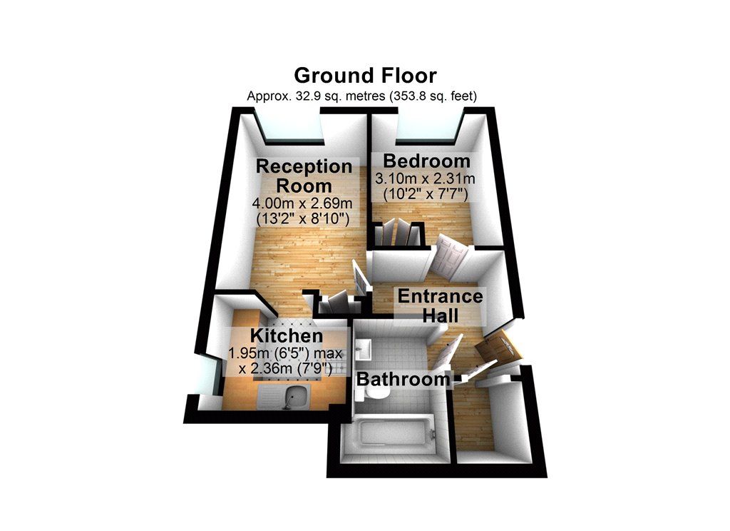 1 bed flat to rent in Heathfield Drive, Mitcham CR4 Zoopla