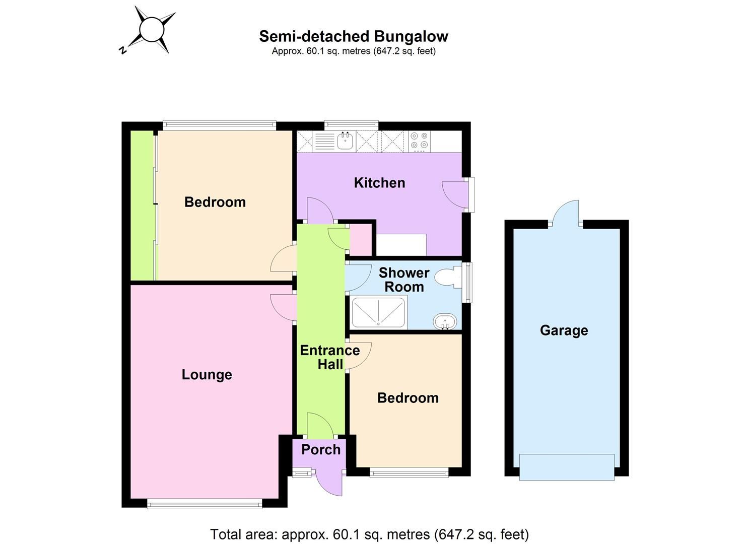 2 bed semidetached bungalow for sale in Shamrock Avenue, Seasalter