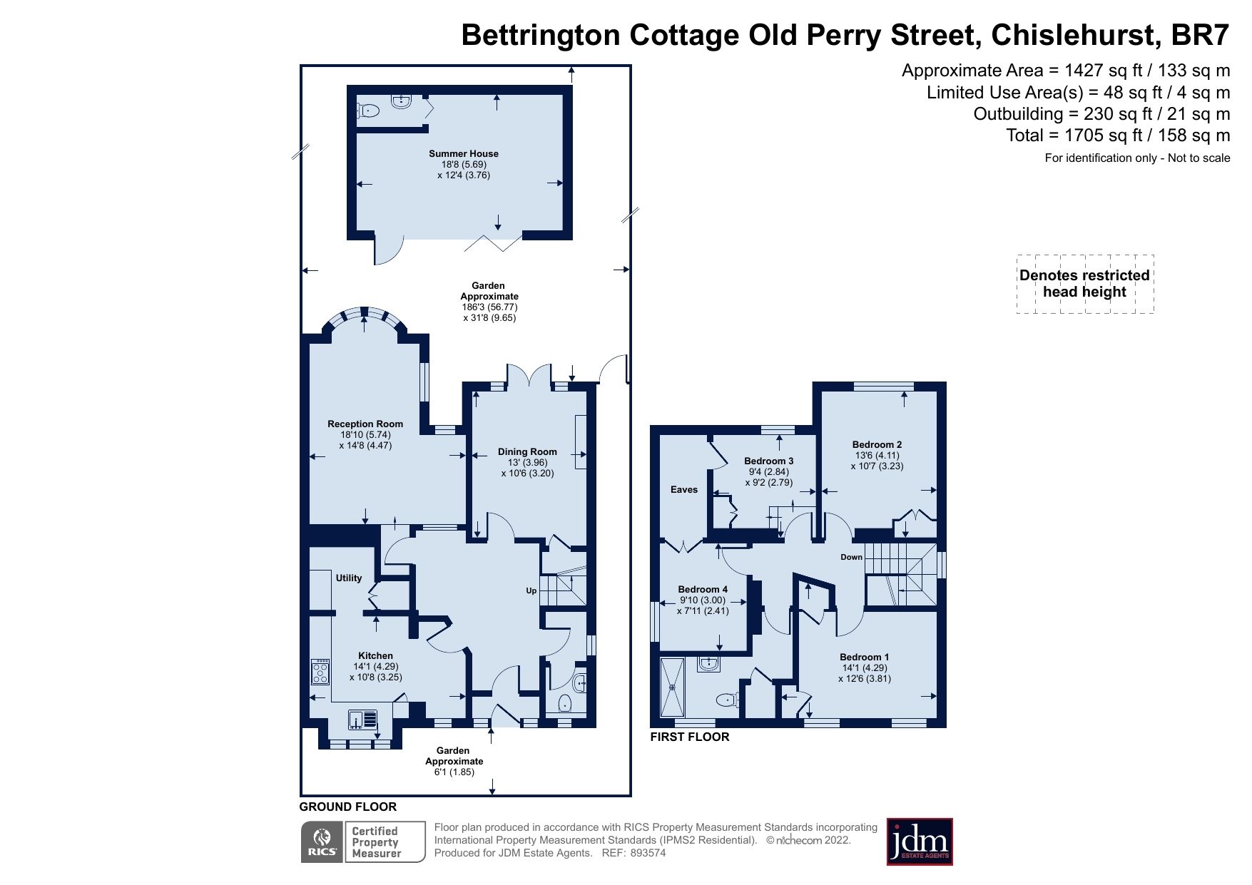 4 bed detached house for sale in Old Perry Street, Chislehurst, Kent