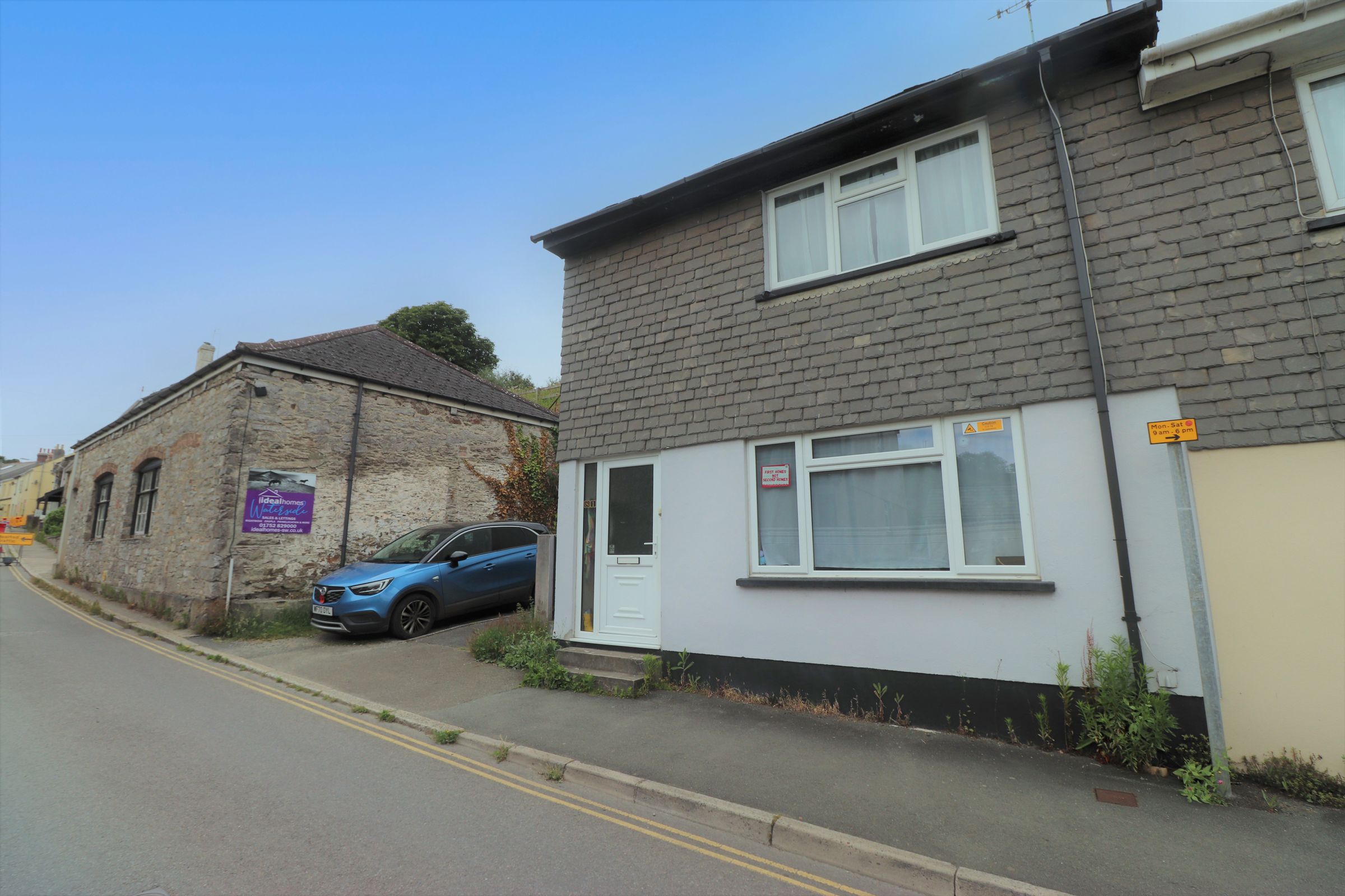 2 bed end terrace house for sale in West Street, Torpoint, Cornwall