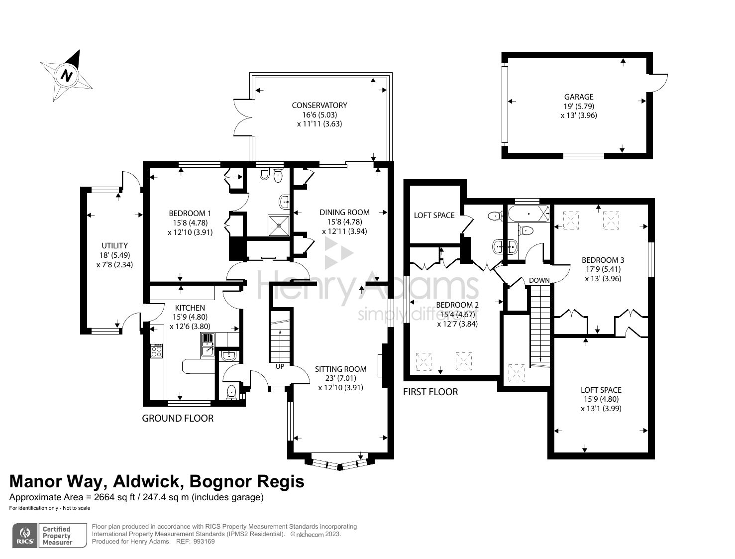 3 bed detached bungalow for sale in Stone Gable, 221 Manor Way, Aldwick, Bognor Regis, West