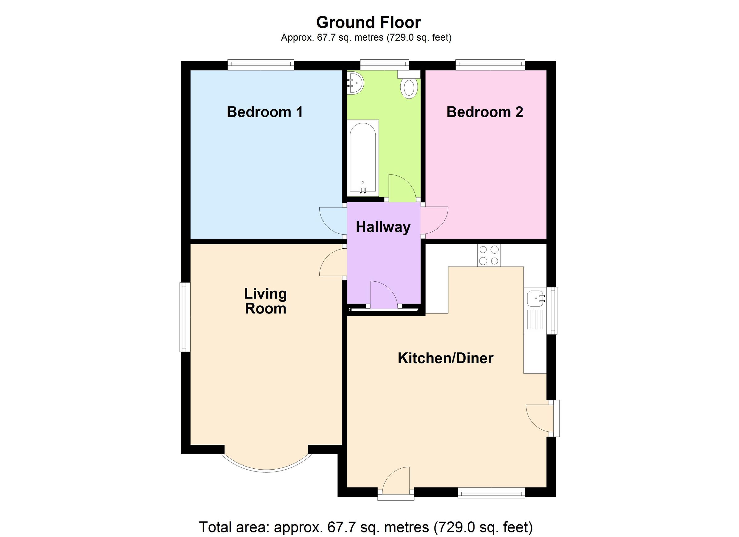 2 bed detached bungalow for sale in Sterndale Road, Long Eaton