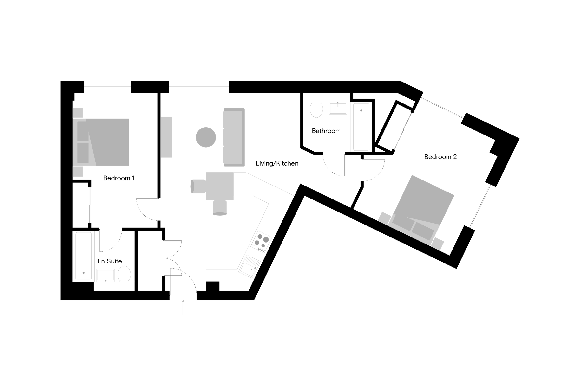 2 bed flat to rent in The 93 Highcross Street, Leicester LE1