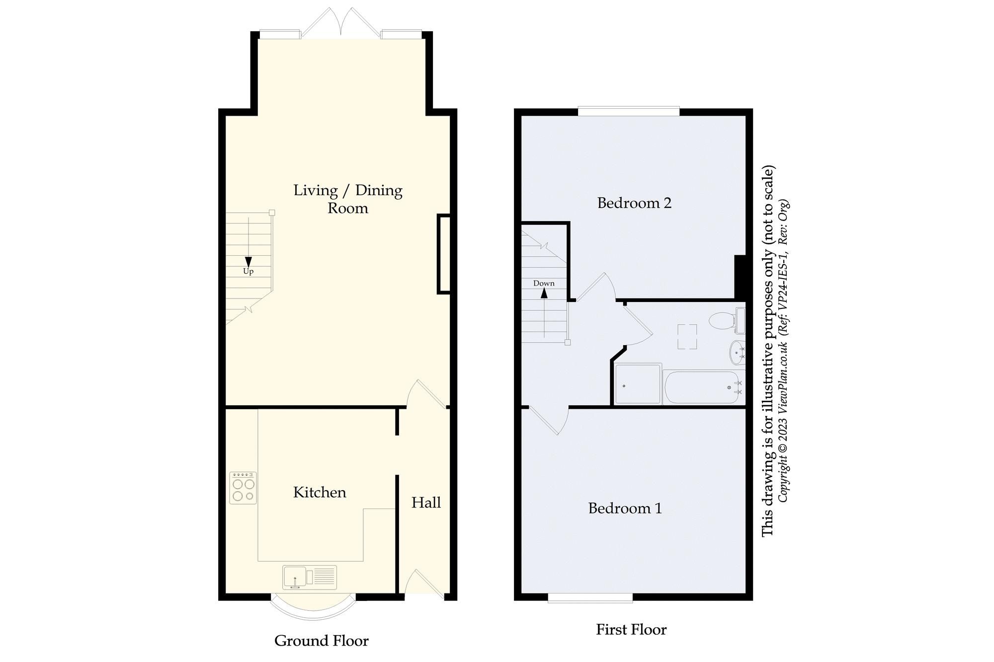 2 bed terraced house for sale in Uplands Crescent, Llandough, Penarth
