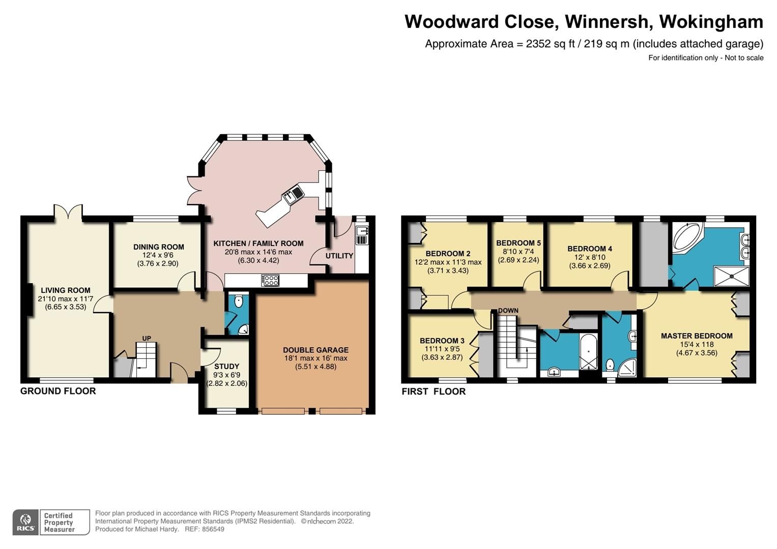 5 bed detached house for sale in Woodward Close, Winnersh, Berkshire