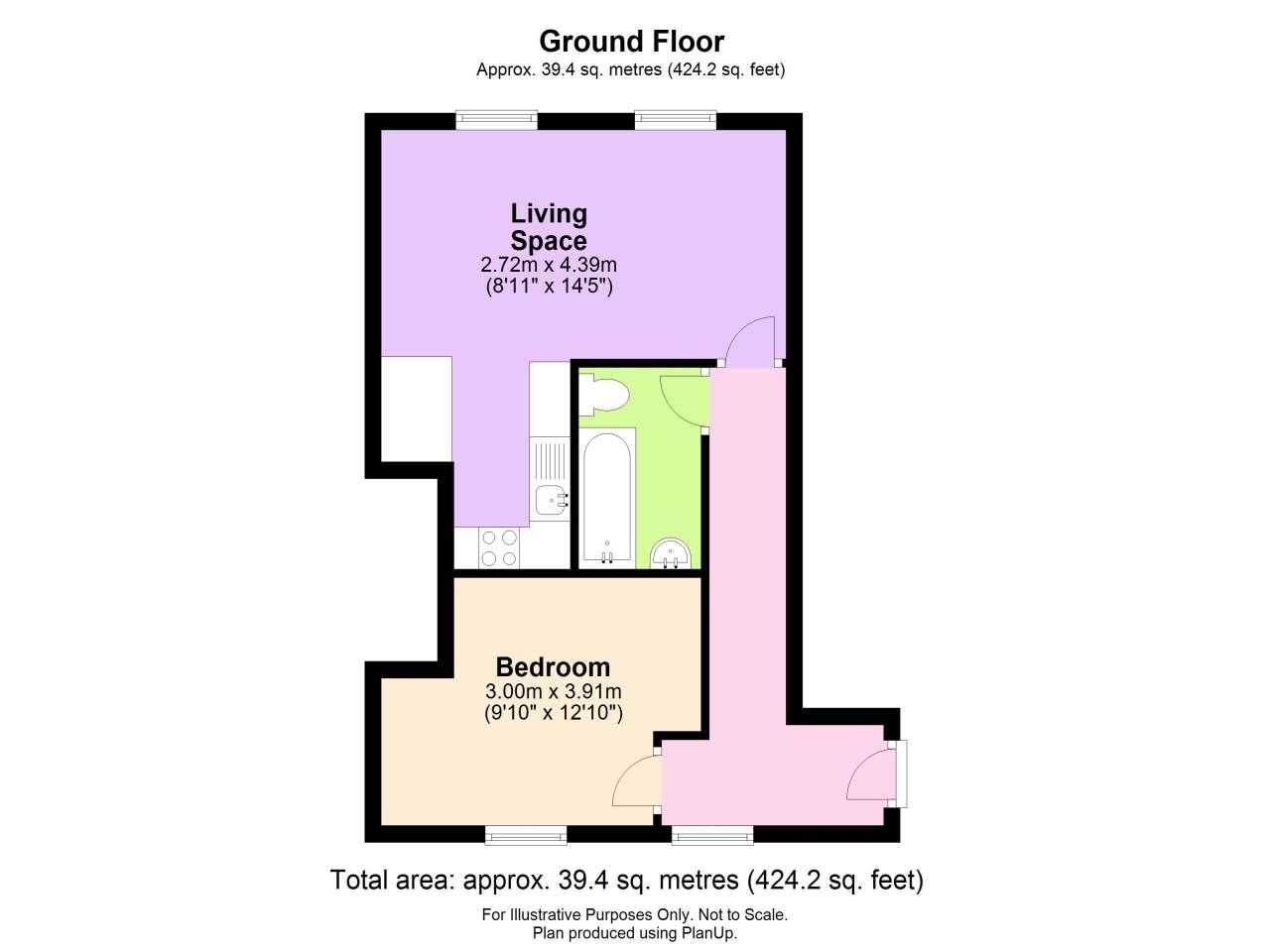1 bed flat to rent in Klb Mews, School Road, WottonUnderEdge GL12