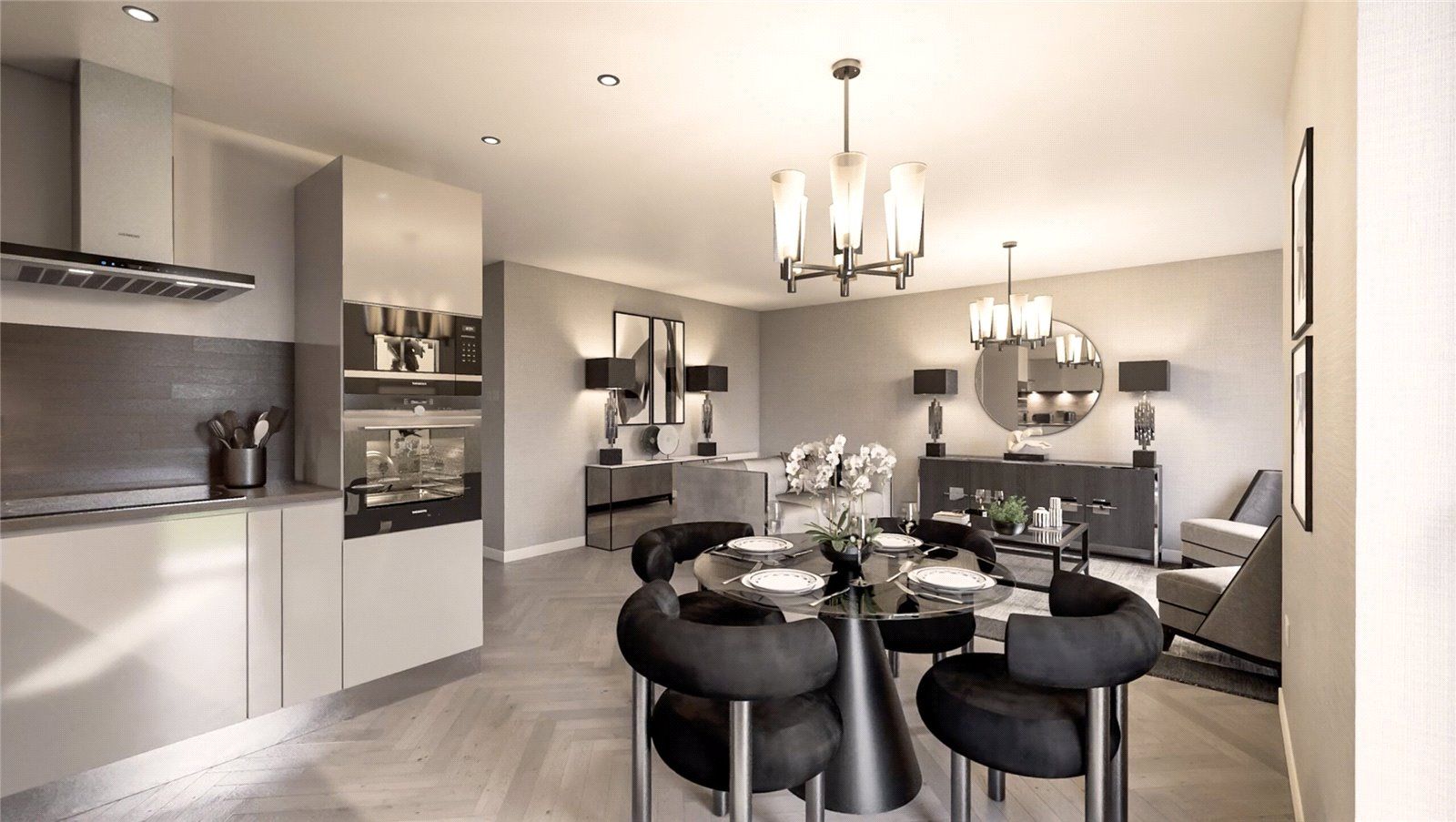 New home, 2 bed flat for sale in Plot 2 Waverley Park, Pollokshaws