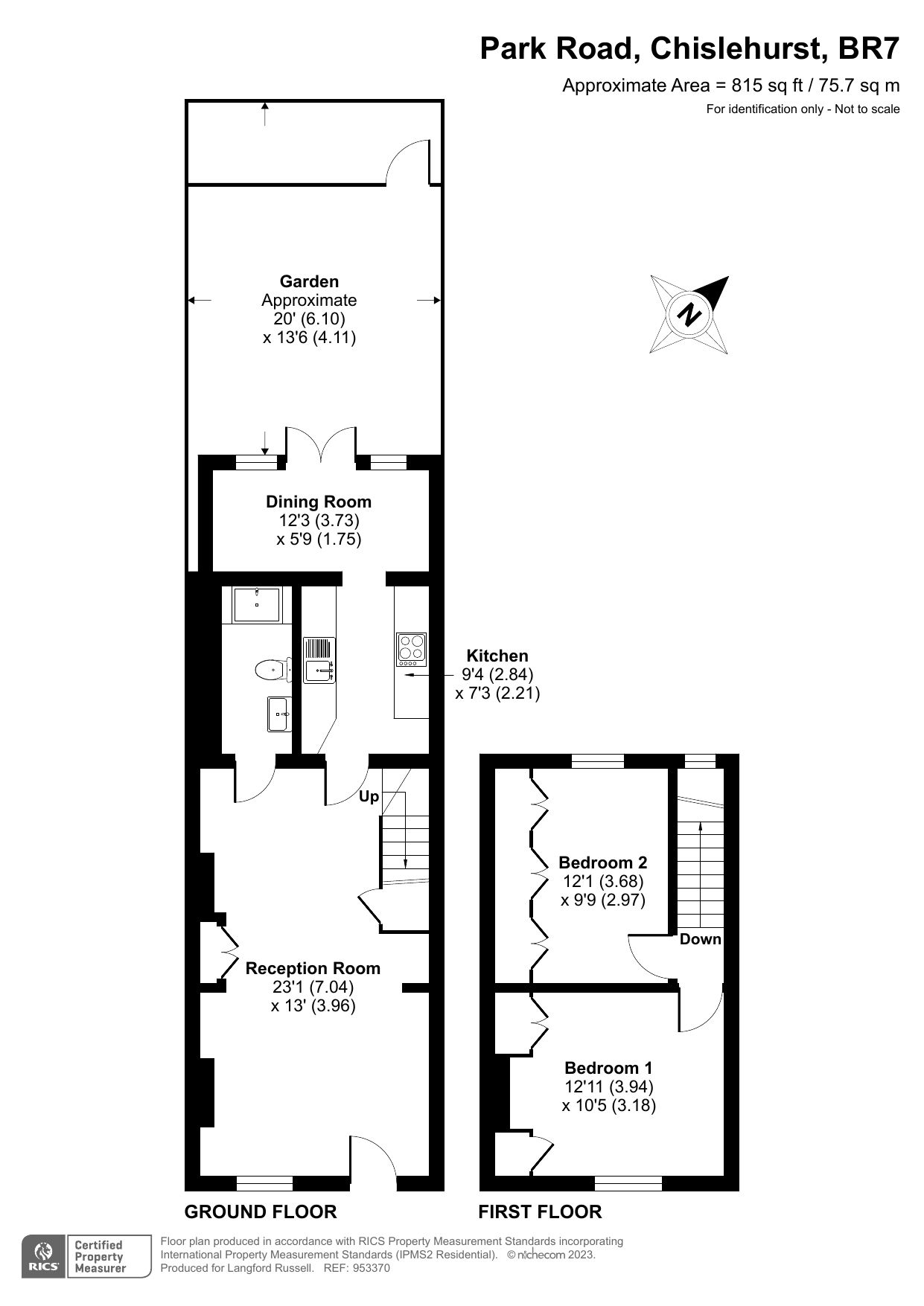 2 bed terraced house for sale in Park Road, Chislehurst BR7 Zoopla