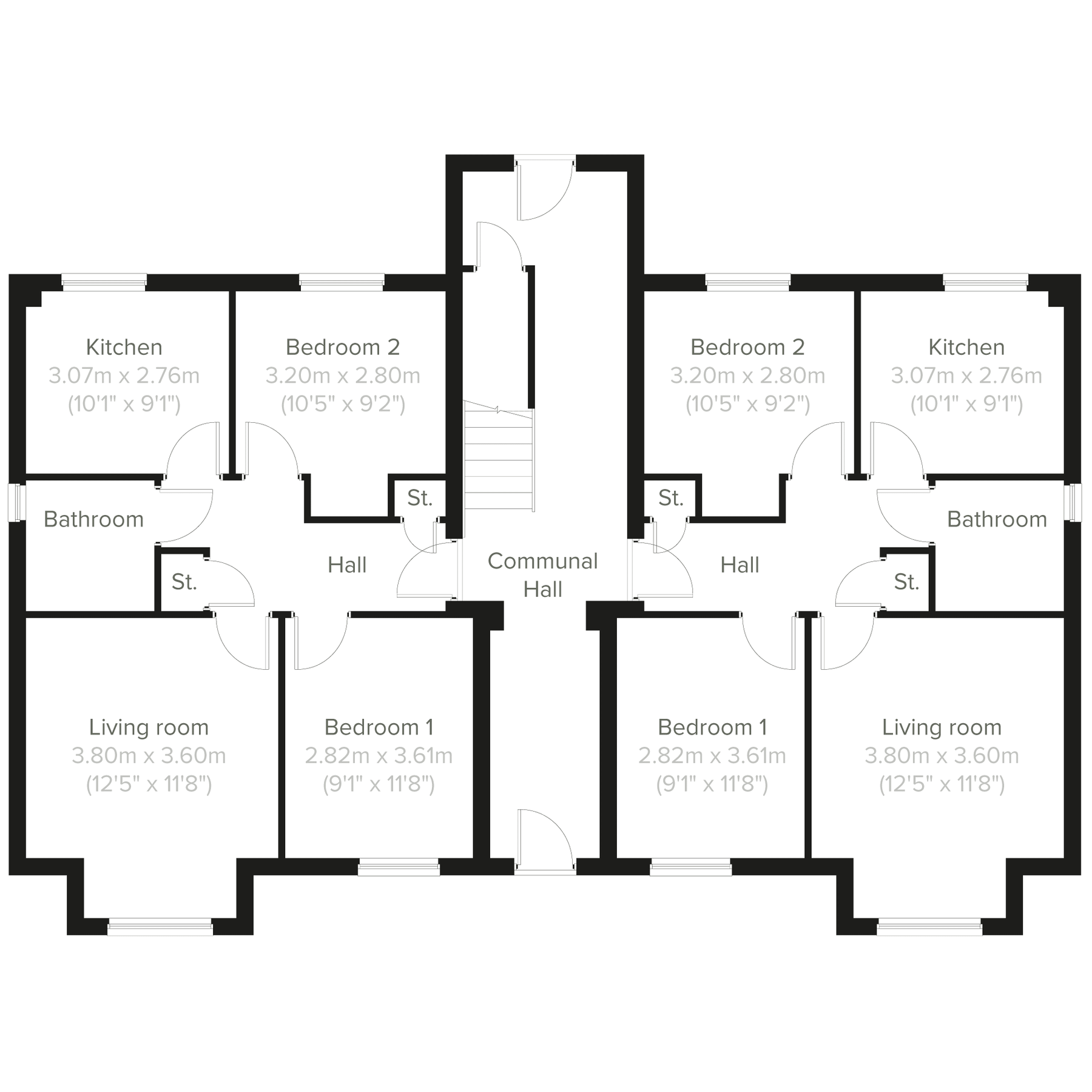 New home, 2 bed flat for sale in "Apartment" at Colcoon Park