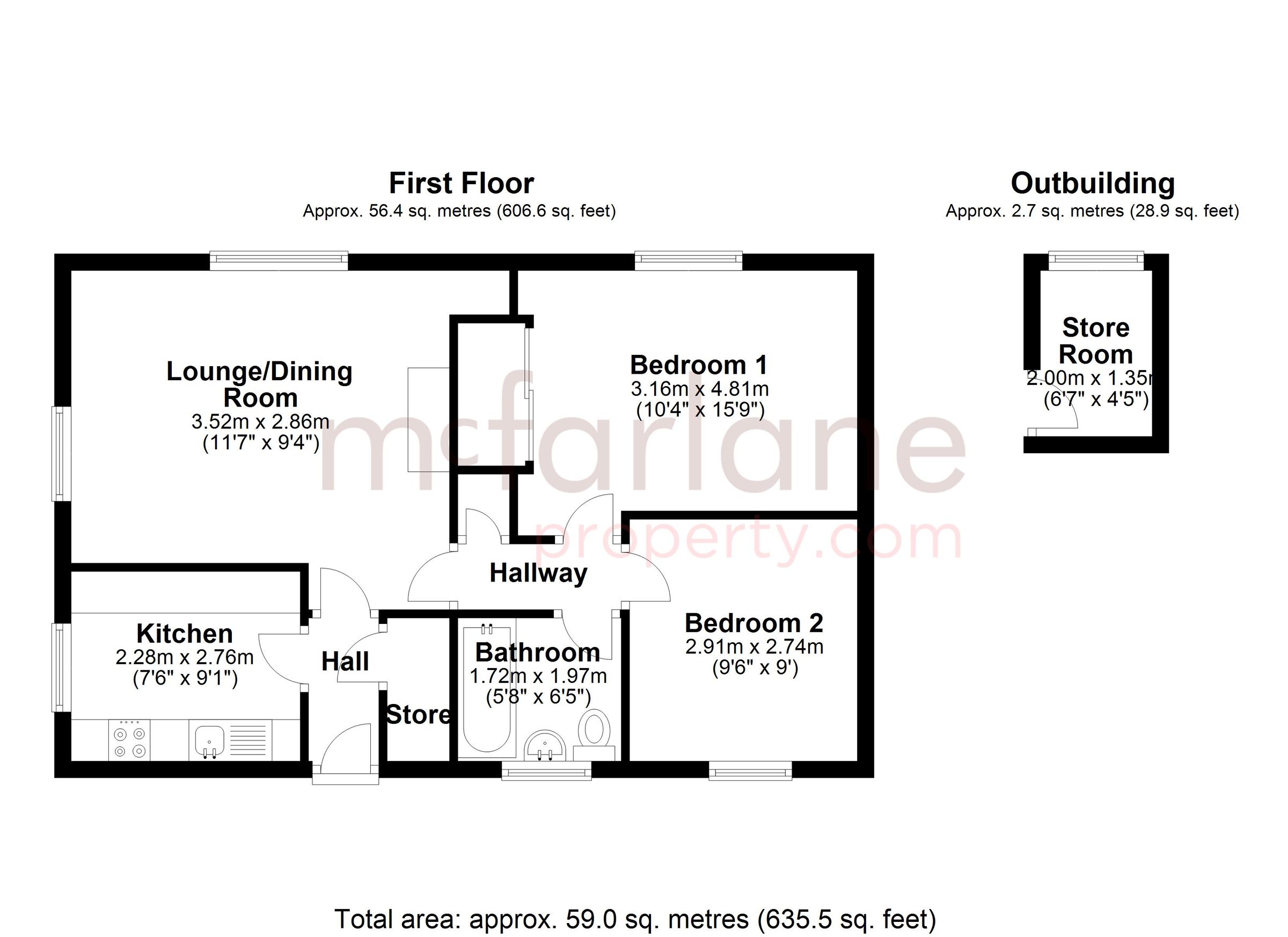 2 bed flat for sale in Kingswood Avenue, Park North, Swindon SN3 Zoopla