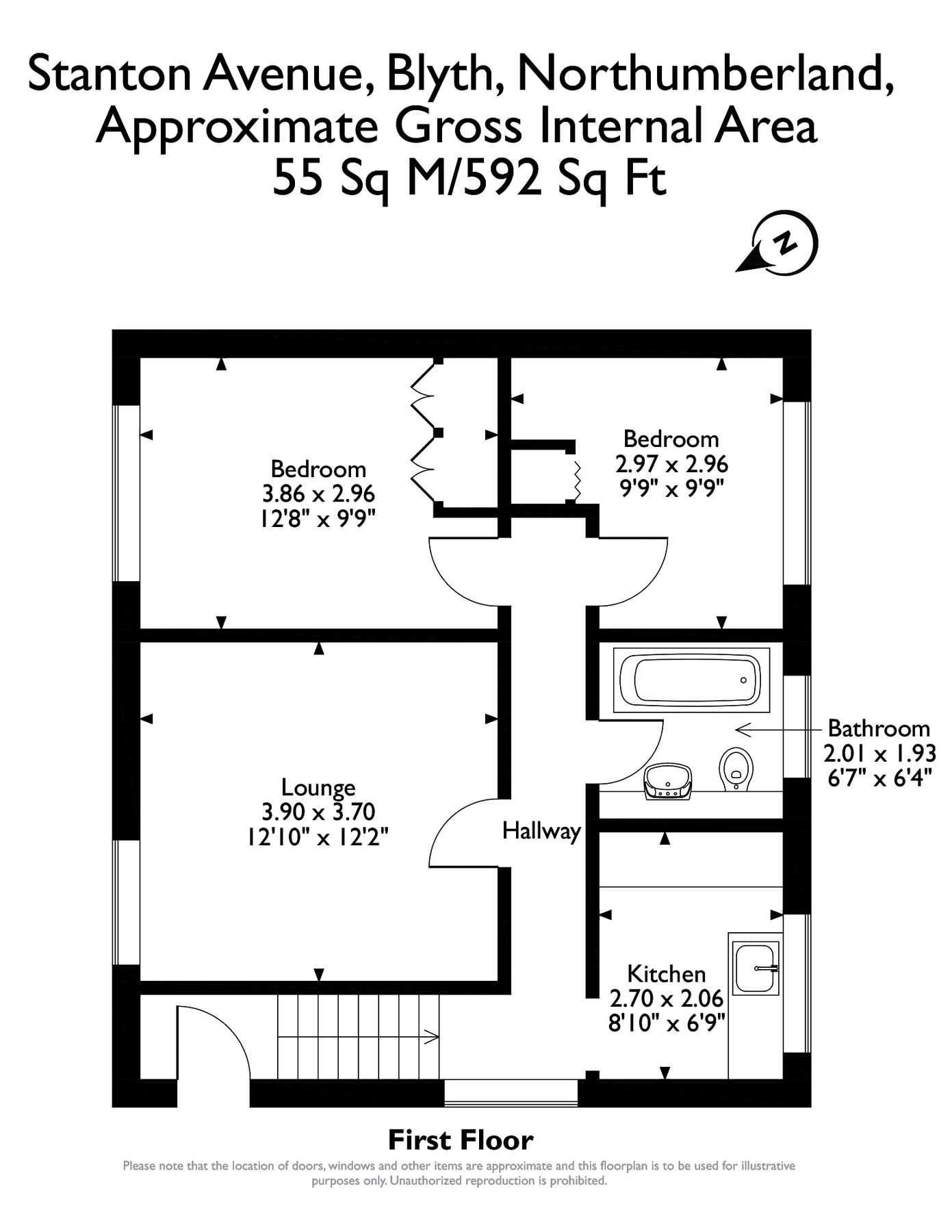2 bed flat for sale in Stanton Avenue, Blyth, Northumberland NE24 Zoopla
