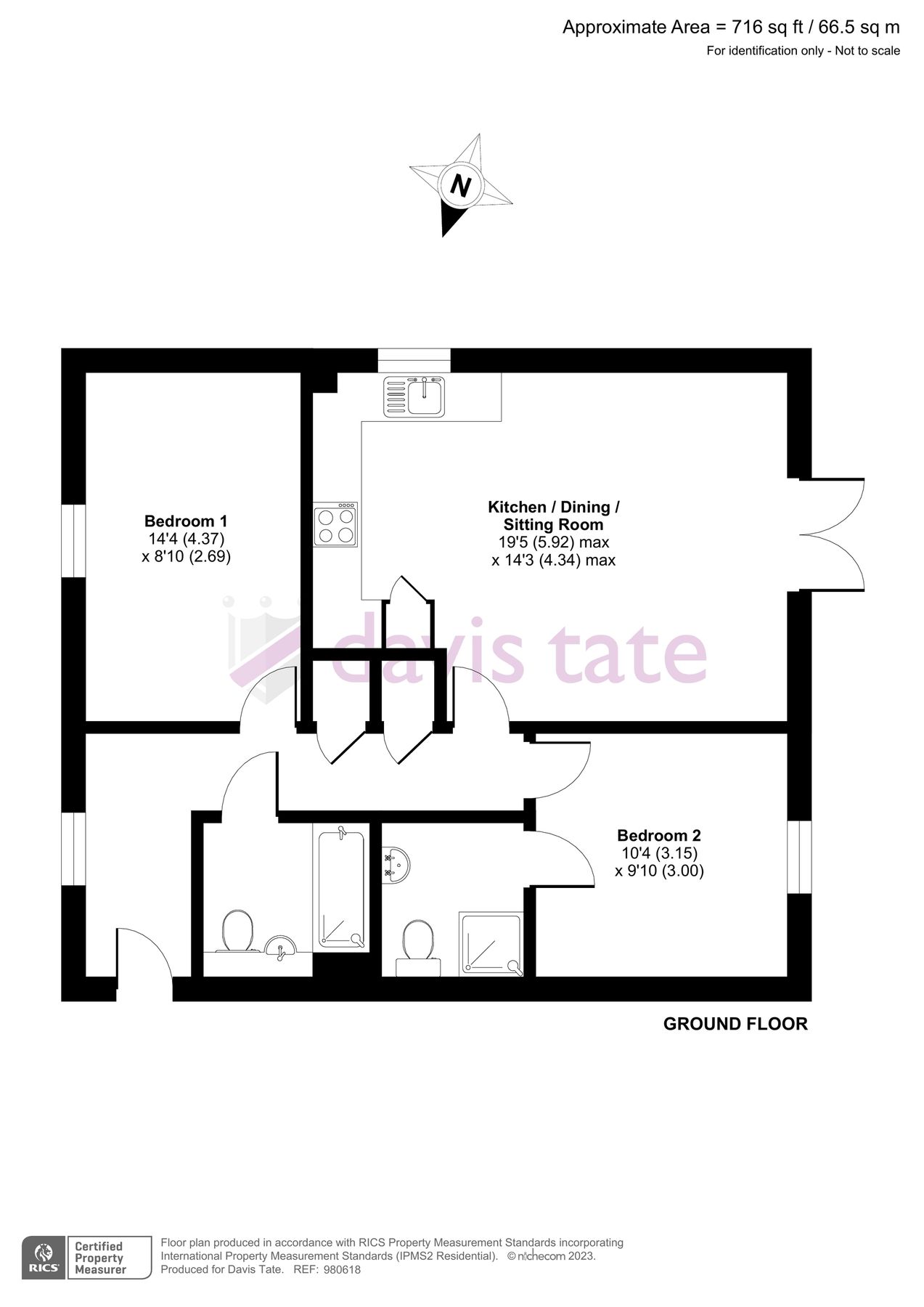 2 bed flat for sale in Bolton Drive, Shinfield, Reading, Berkshire RG2