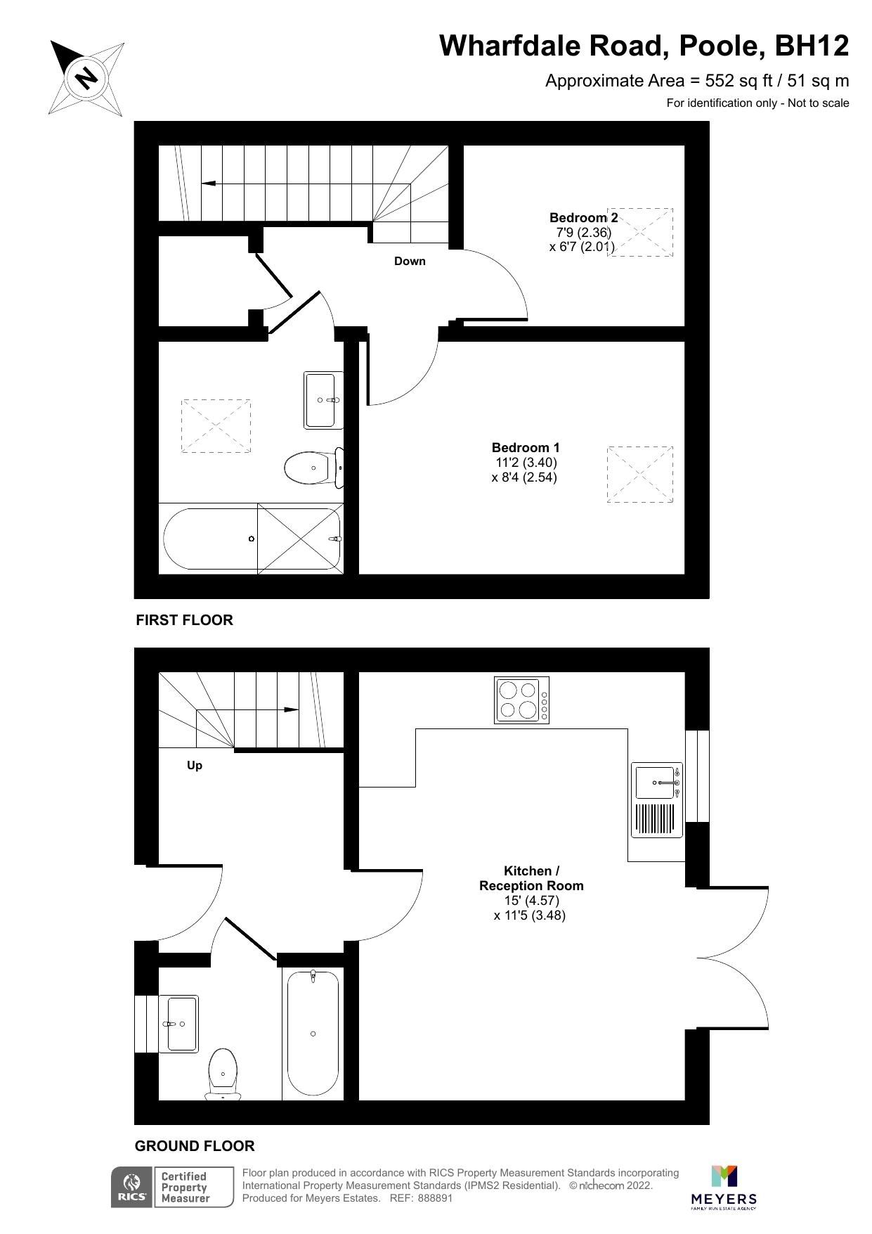 2 bed semidetached house for sale in Wharfdale Road, Parkstone, Poole