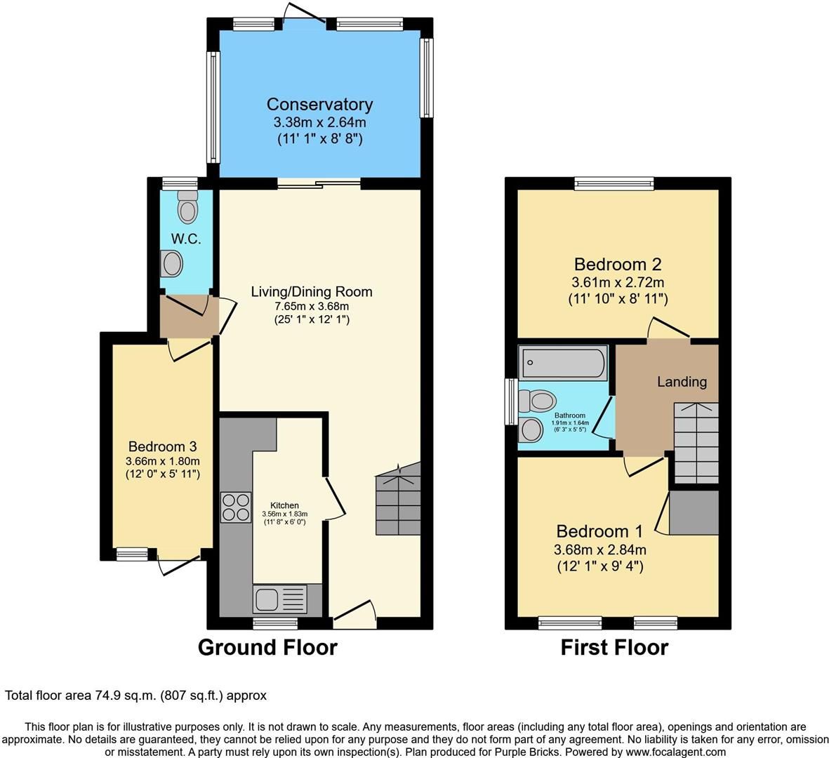 3 bed semidetached house for sale in Rockington Way, Crowborough TN6 Zoopla