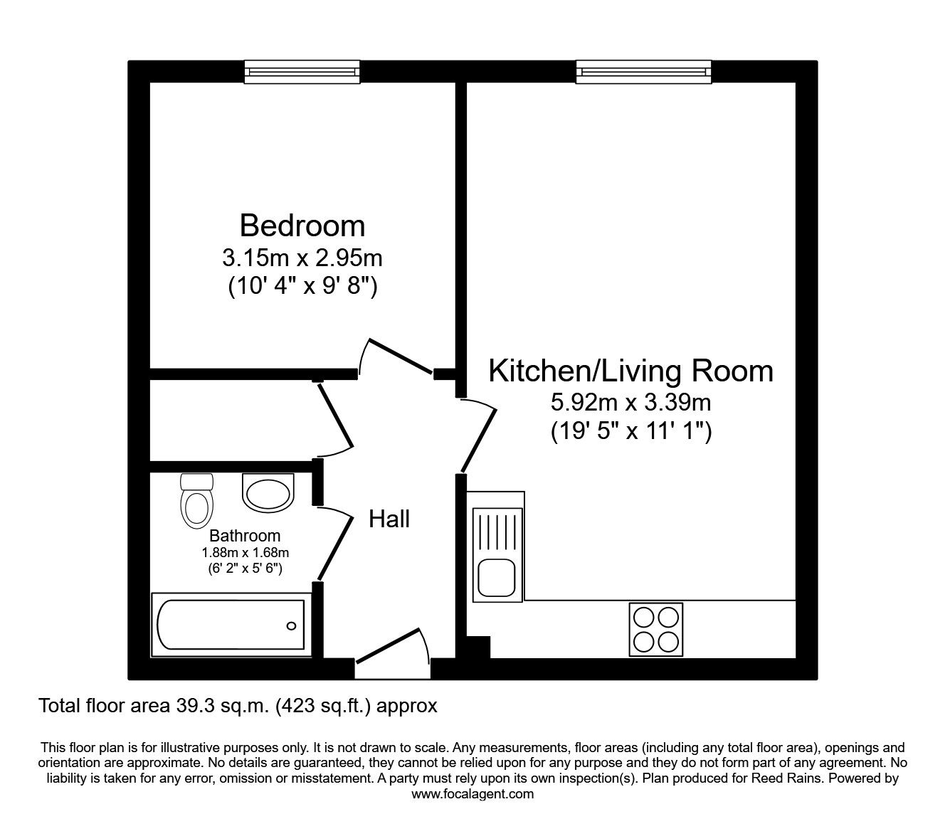 1 bed flat to rent in Albert Road, Morley, Leeds, West Yorkshire LS27