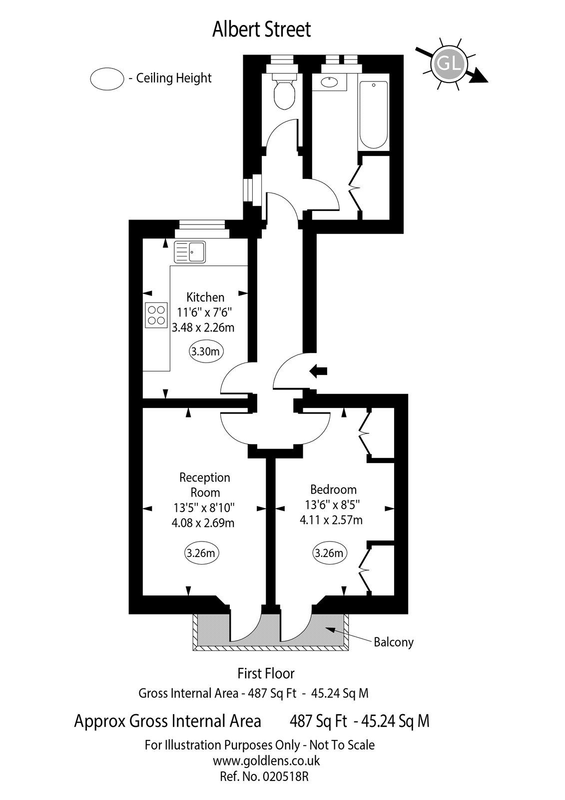 1 bed flat for sale in Albert Street, Camden Town, London NW1 Zoopla