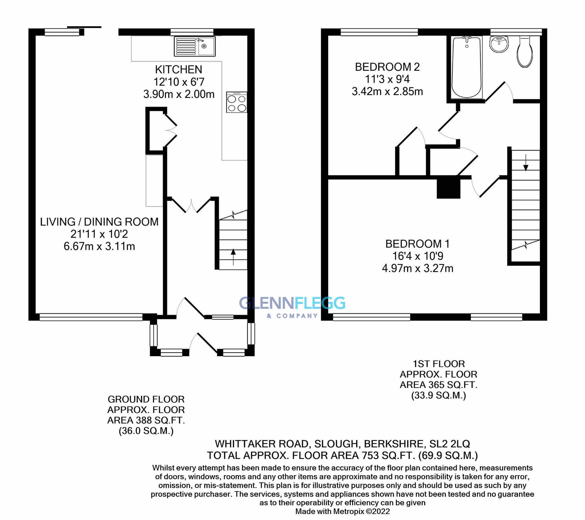 2 bed terraced house for sale in Whittaker Road, Slough SL2 Zoopla