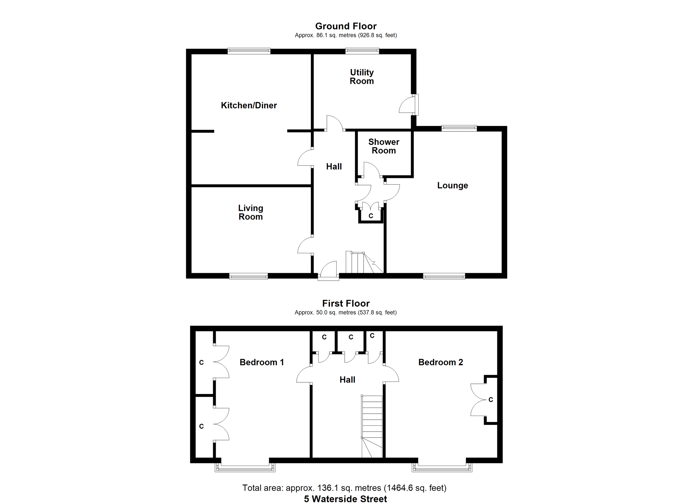 2 bed end terrace house for sale in Waterside, Sandford, Strathaven