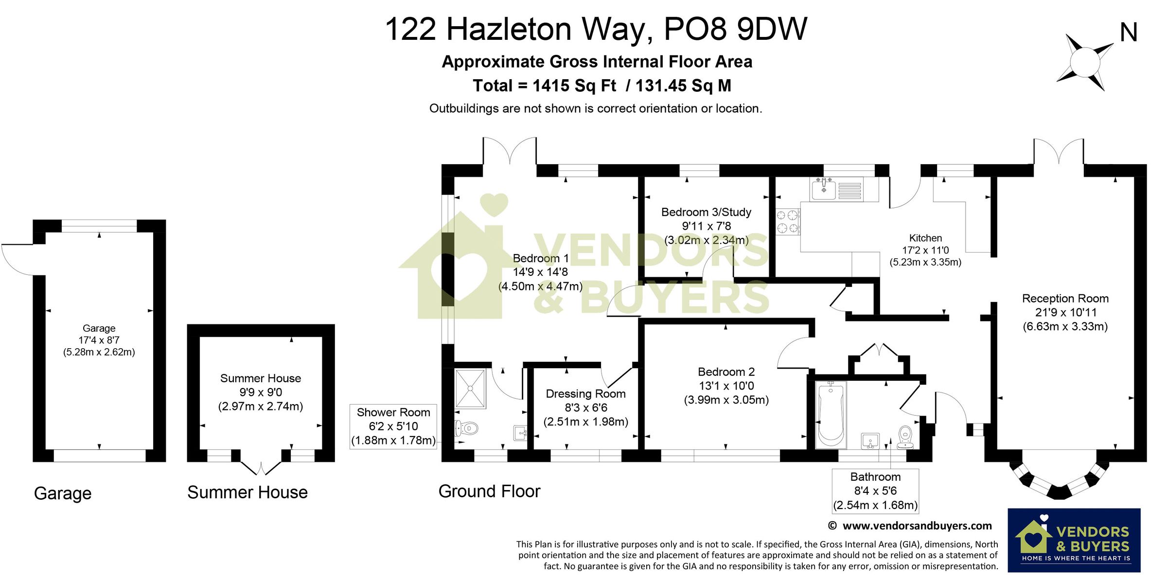 3 bed detached bungalow for sale in Hazleton Way, Cowplain
