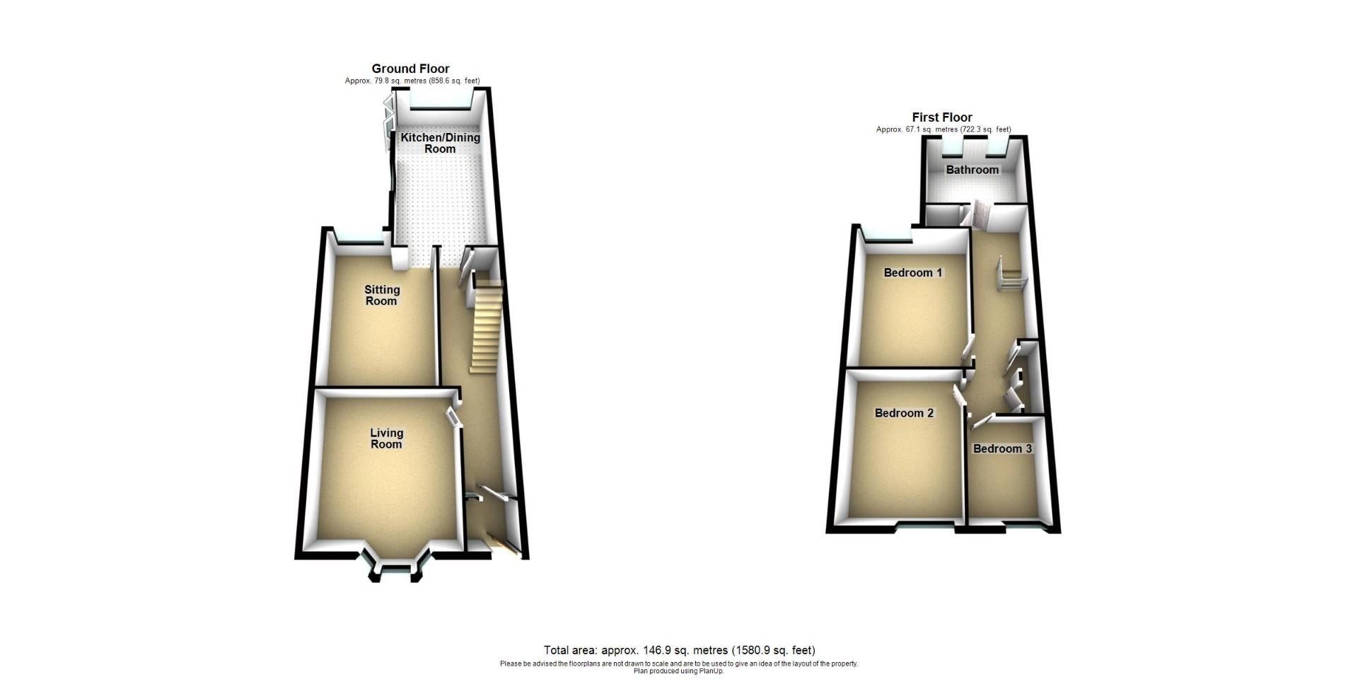 3 bed terraced house for sale in Brook Street, Whitley Bay NE26 Zoopla