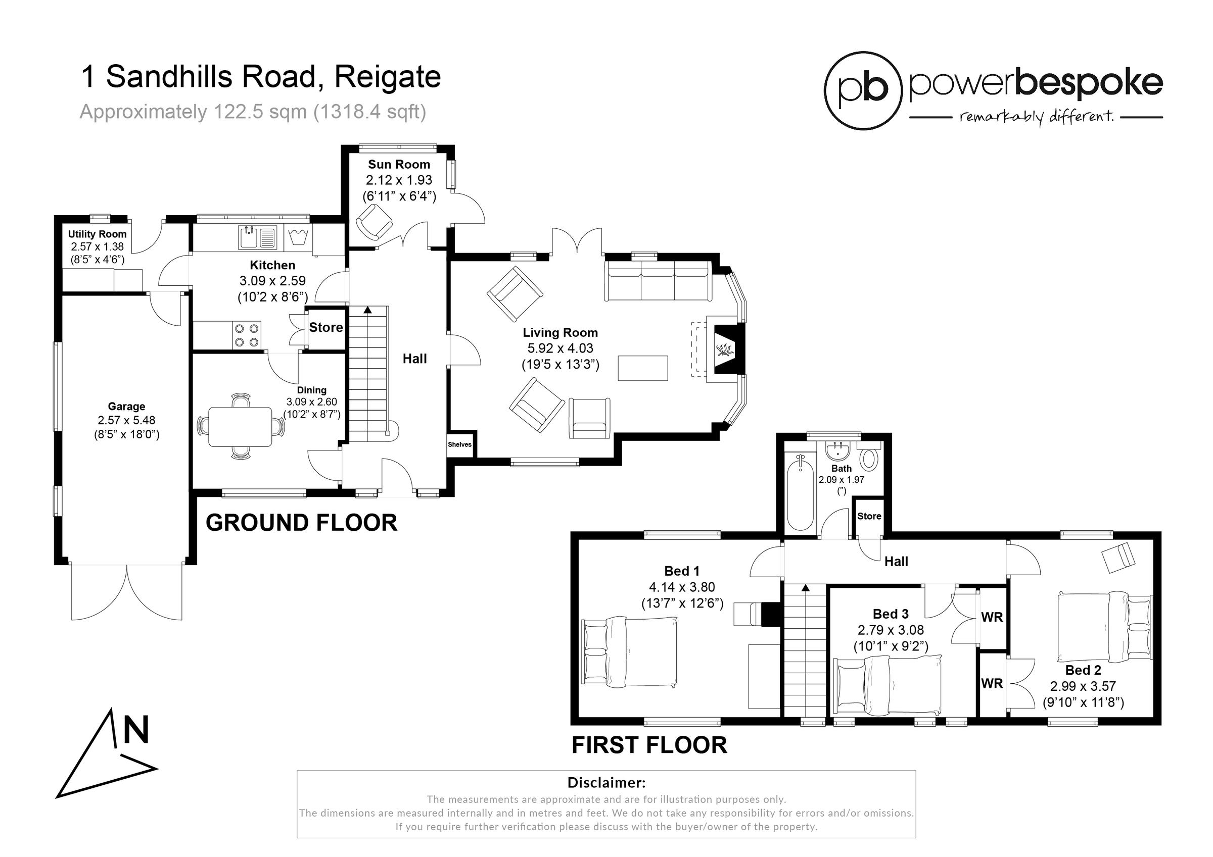 3 bed detached house for sale in Ref Gk Sandhills Road, Reigate RH2