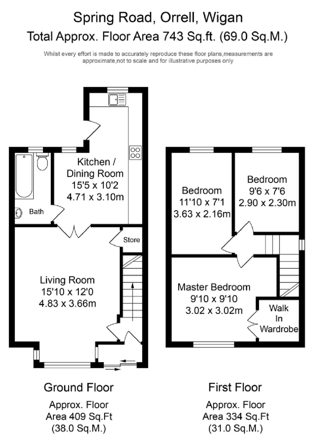 3 bed end terrace house for sale in Spring Road, Orrell, Wigan WN5 Zoopla