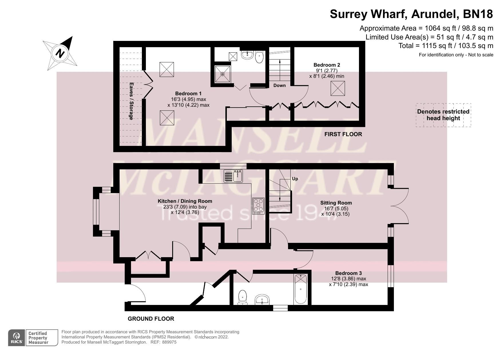 3 bed end terrace house for sale in Surrey Wharf, Arundel BN18 Zoopla