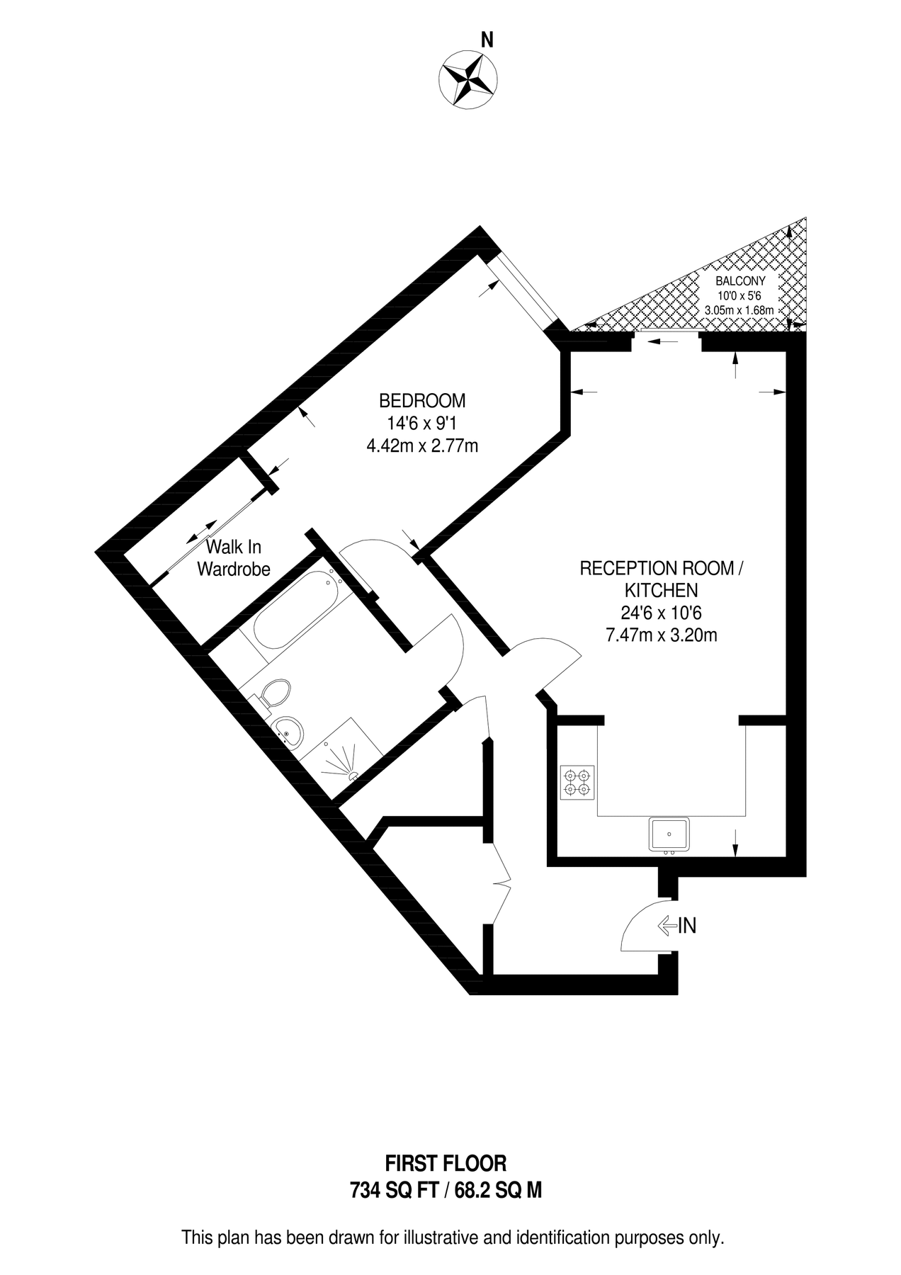 1 bed flat for sale in Dungannon House, Fulham Broadway, London SW6 Zoopla