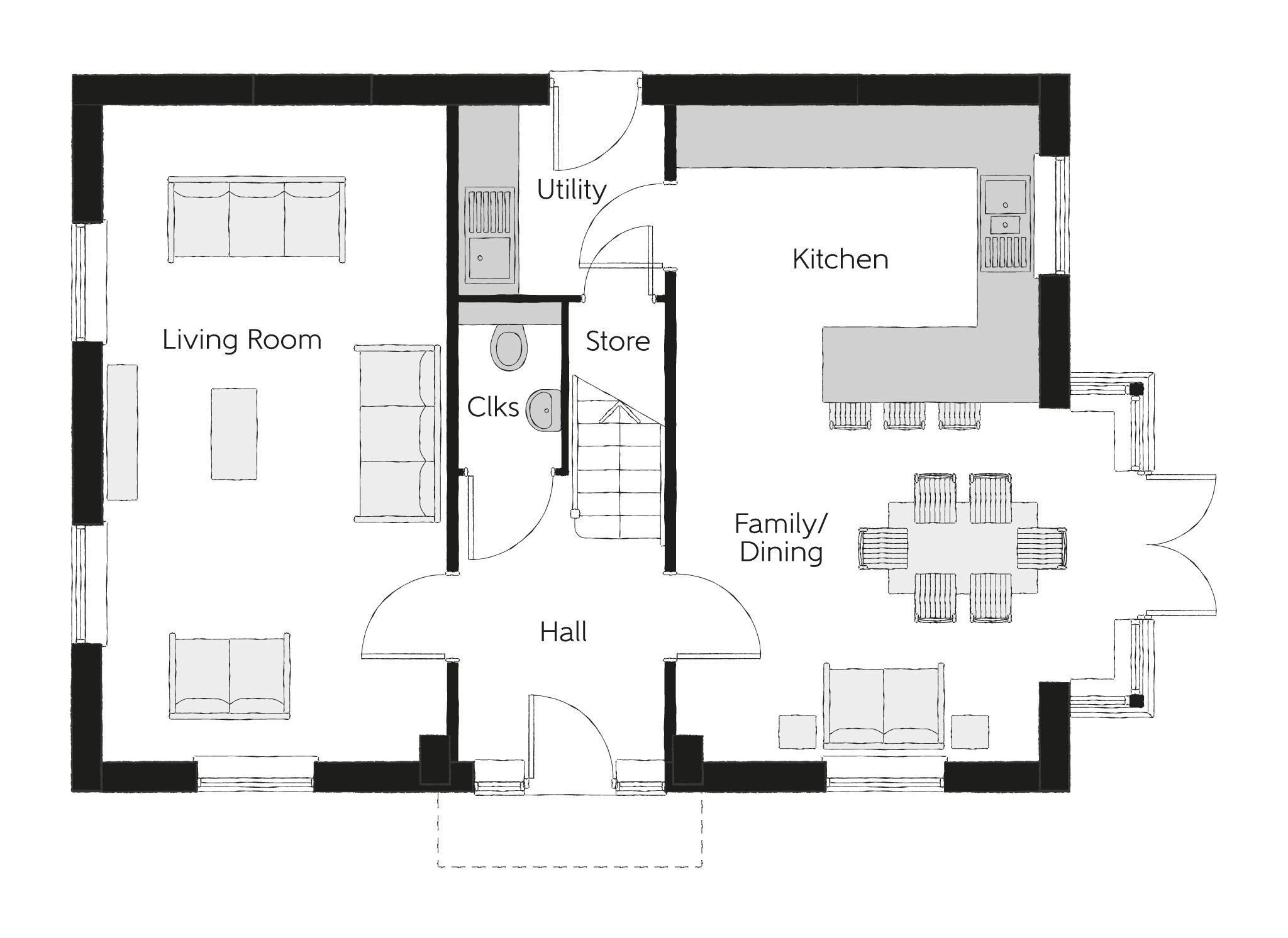 New home, 4 bed detached house for sale in Poppy Fields, Yew Tree