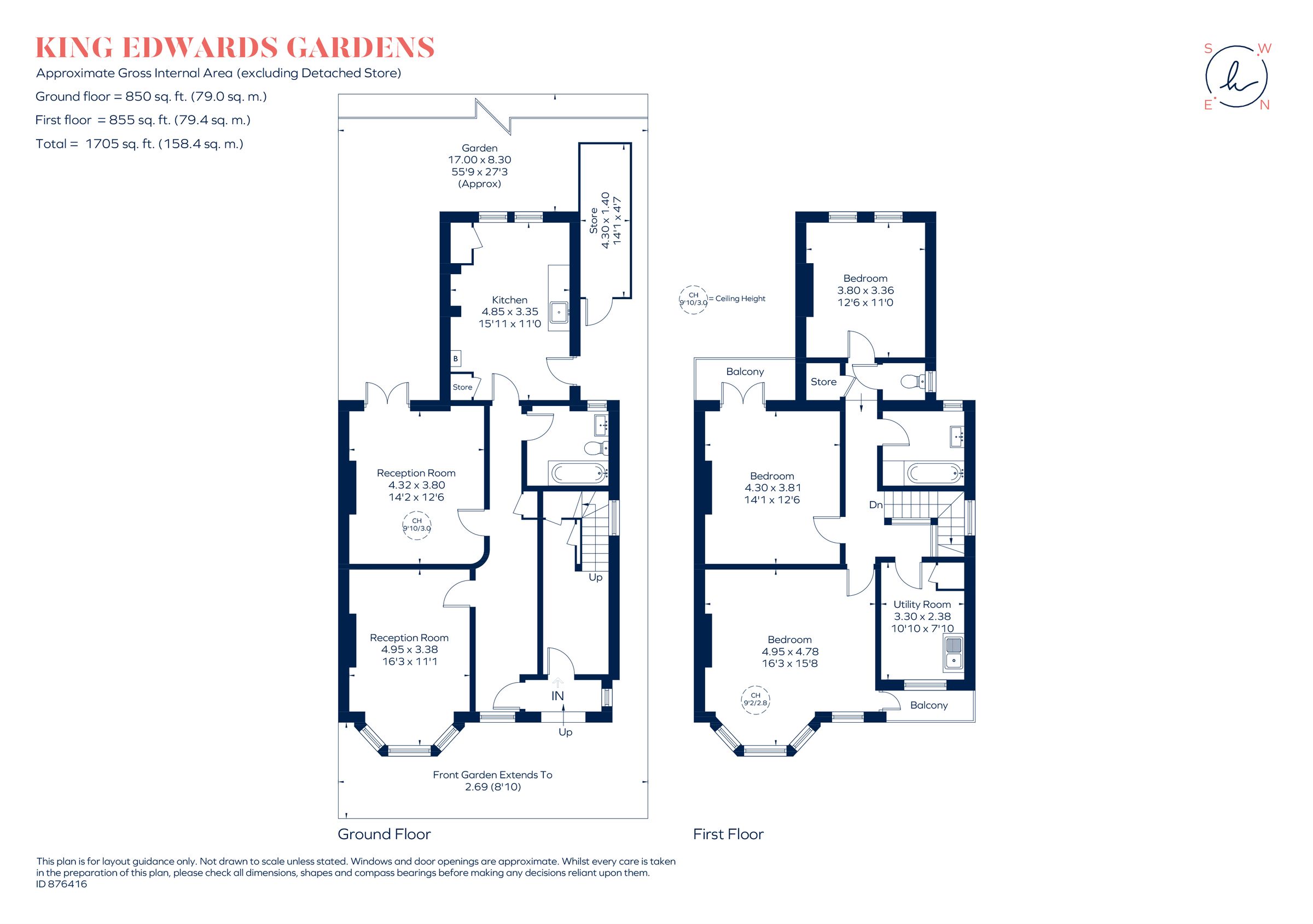 4 bed semidetached house for sale in King Edwards Gardens, Acton W3
