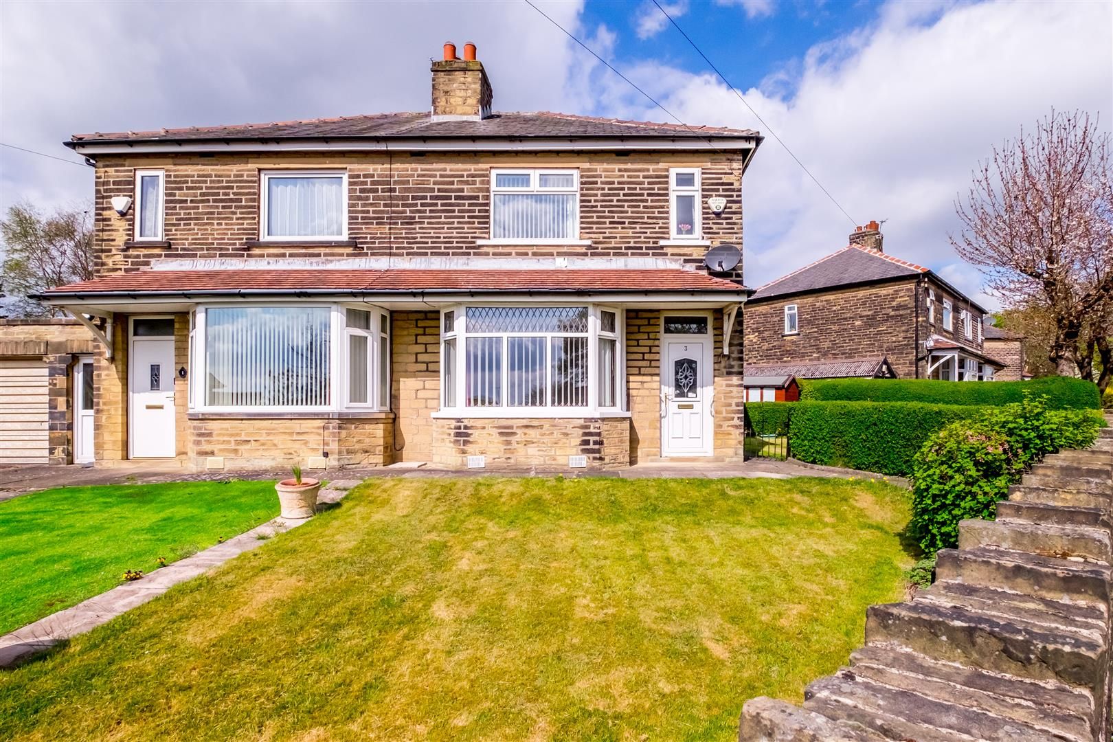 3 bed semidetached house for sale in Moorlands Crescent, Halifax HX2