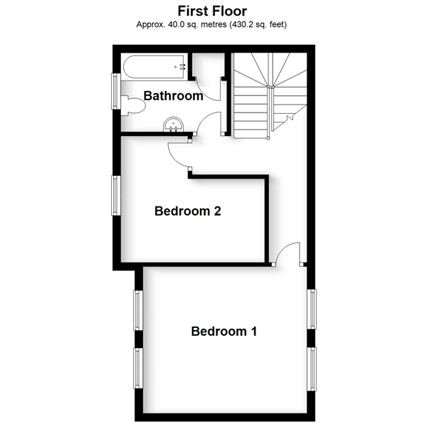 2 bed terraced house to rent in Prince William Way, Sawston, Cambridge