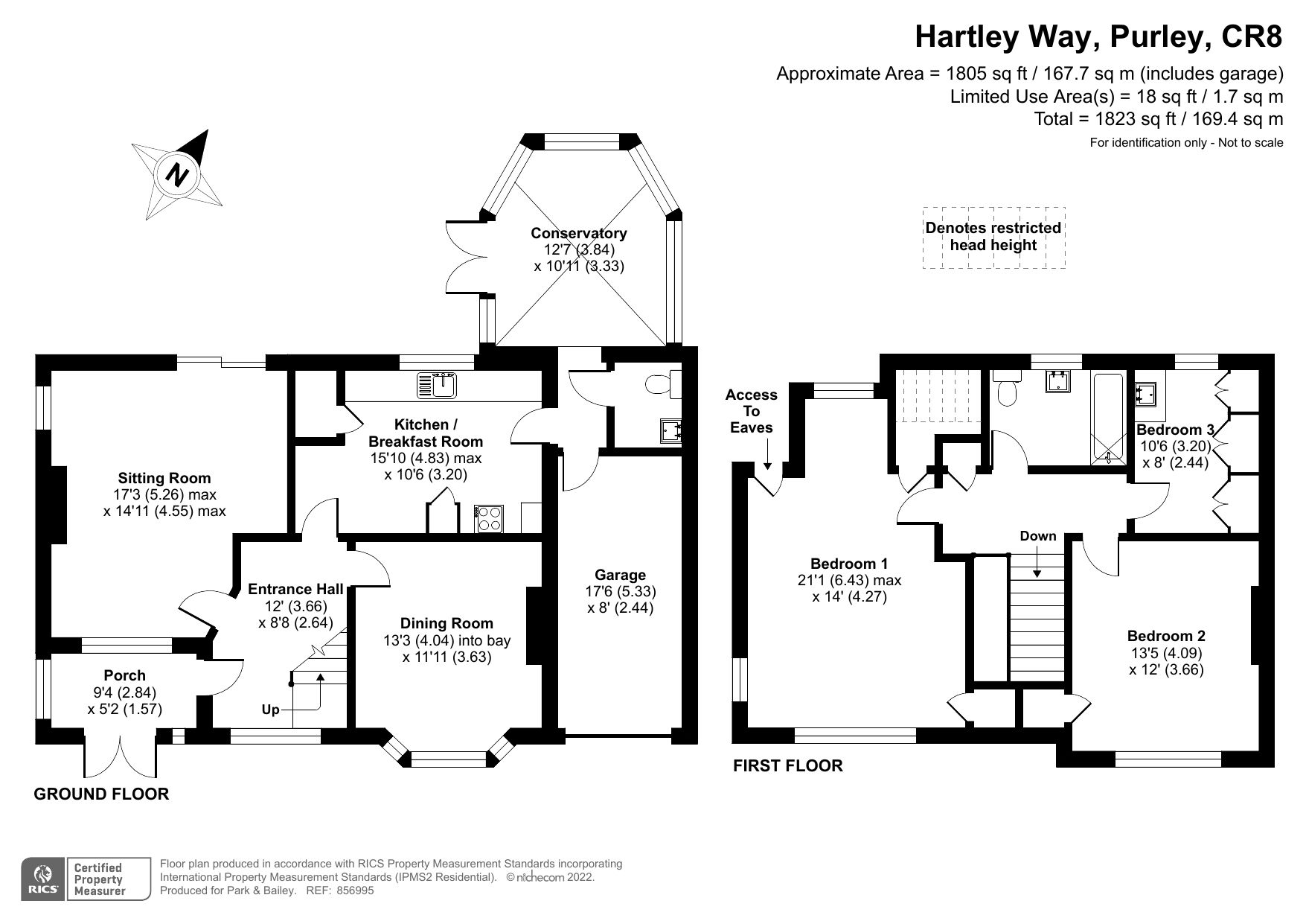 3 bed detached house for sale in Hartley Way, Purley CR8 Zoopla