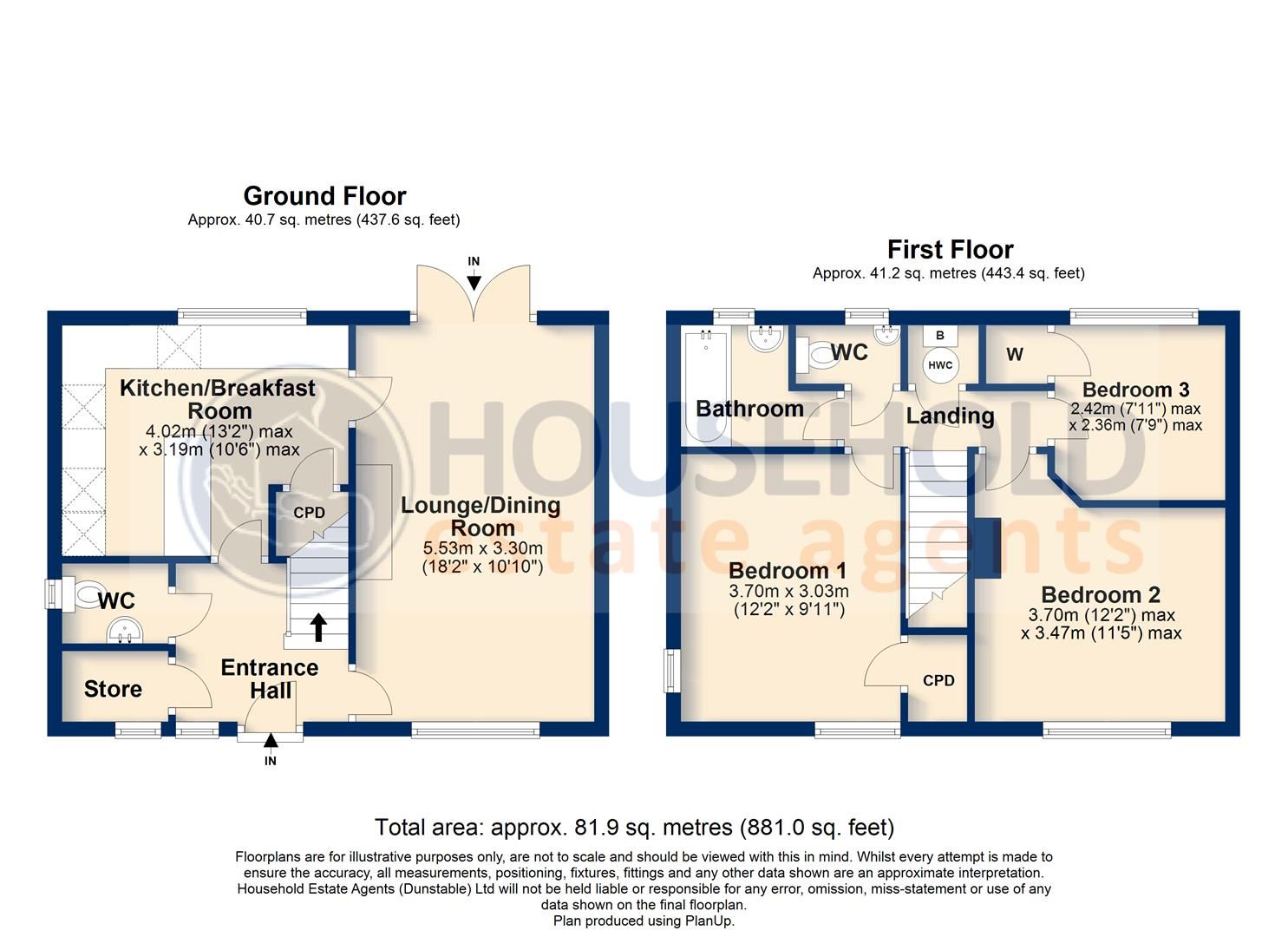 3 bed semidetached house for sale in Maidenbower Avenue, Dunstable