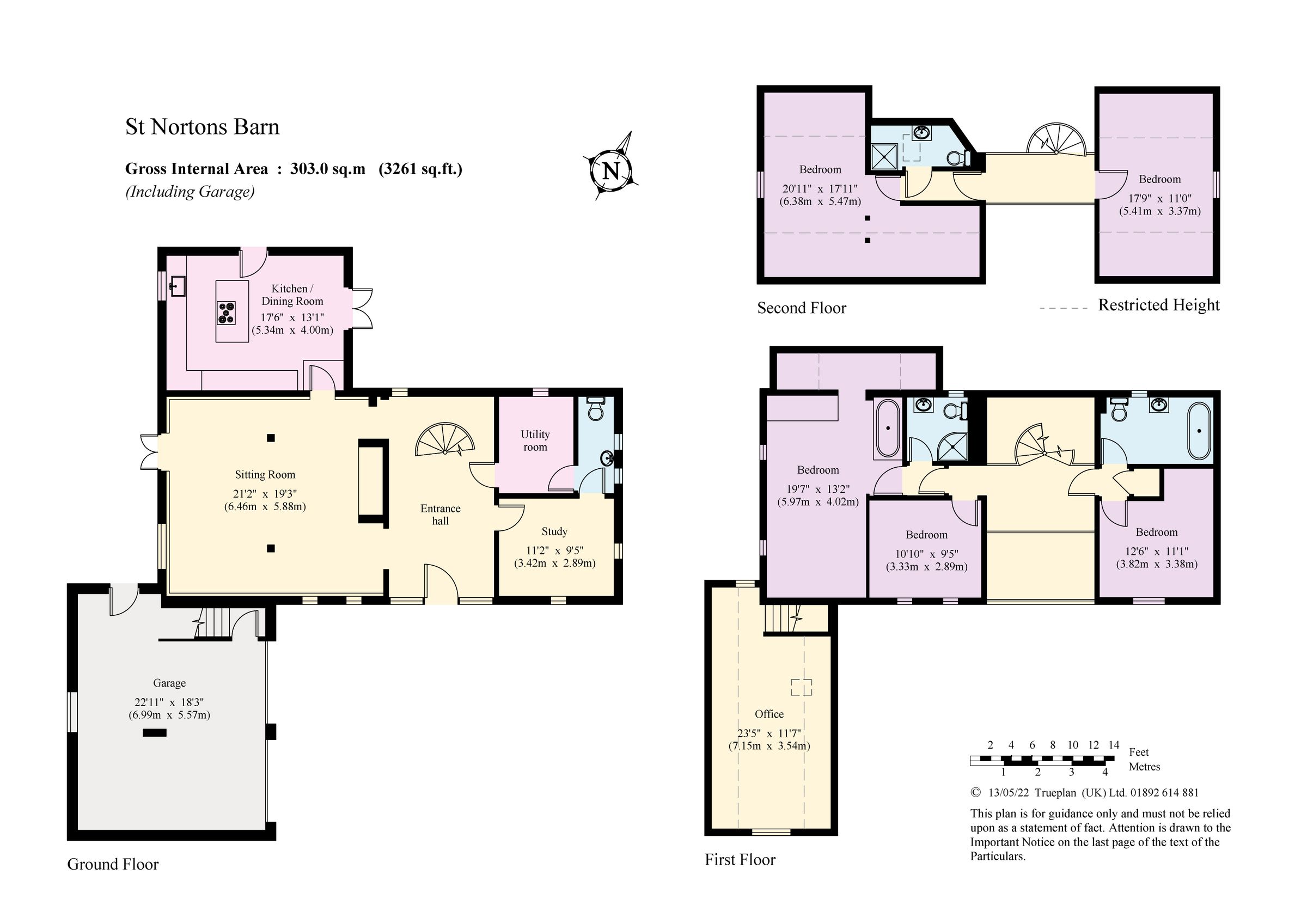 5 bed detached house for sale in Five Oak Green Road, Five Oak Green