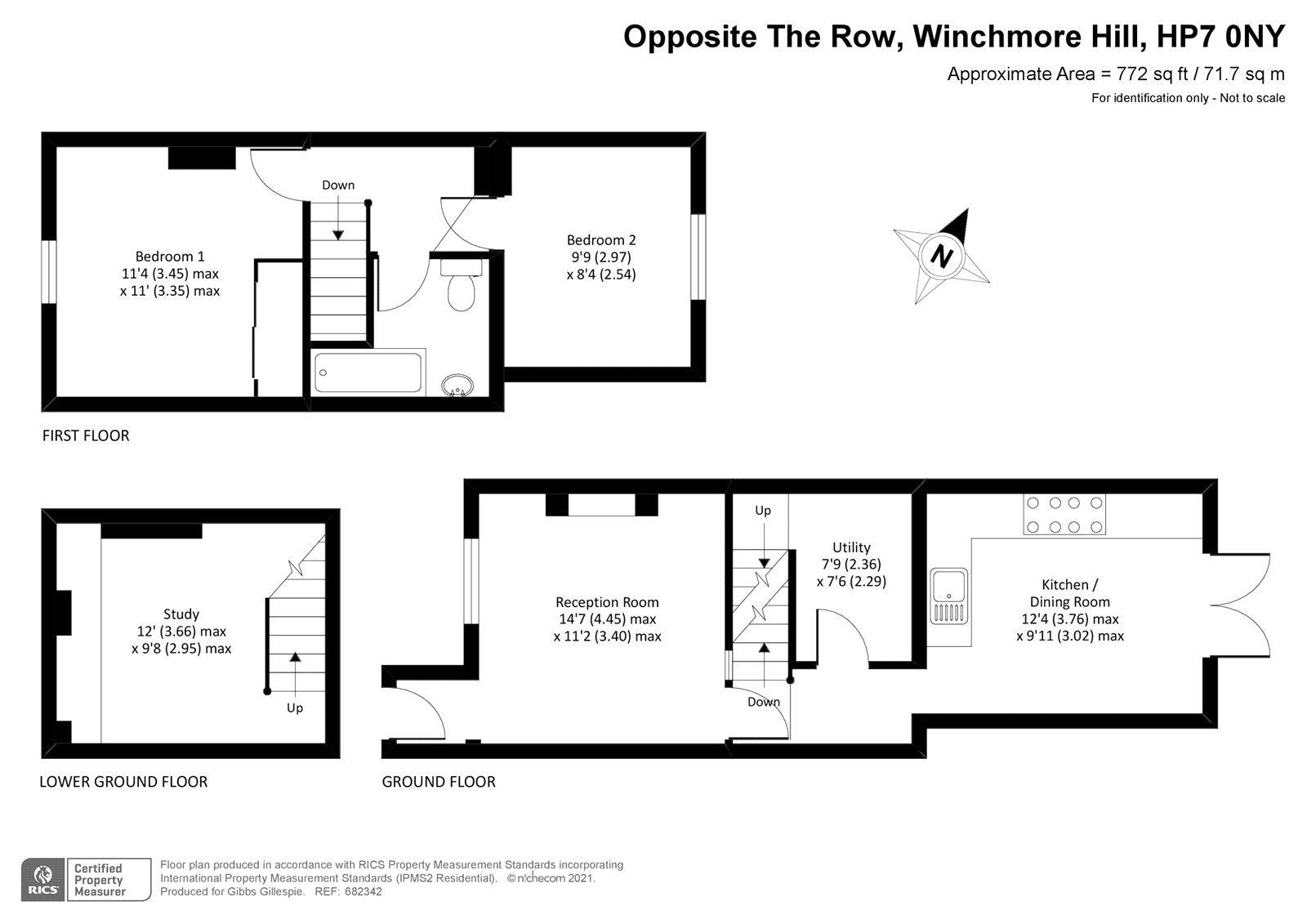 2 bed terraced house for sale in The Hill, Winchmore Hill, Amersham HP7