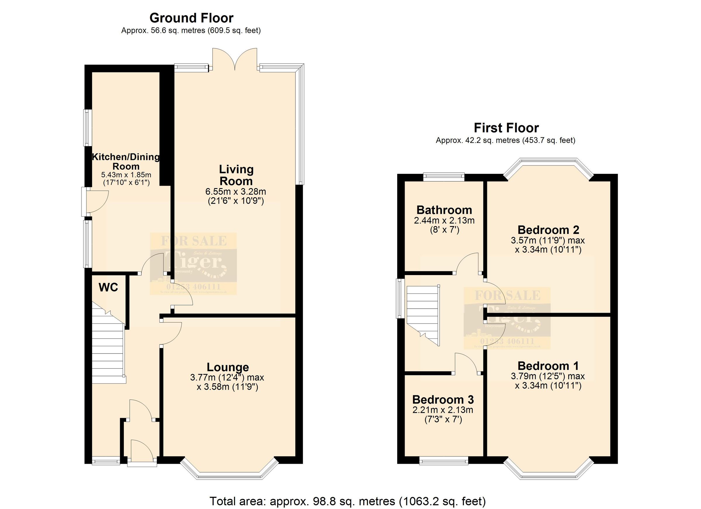 3 bed semidetached house for sale in Sandicroft Road, Blackpool FY1