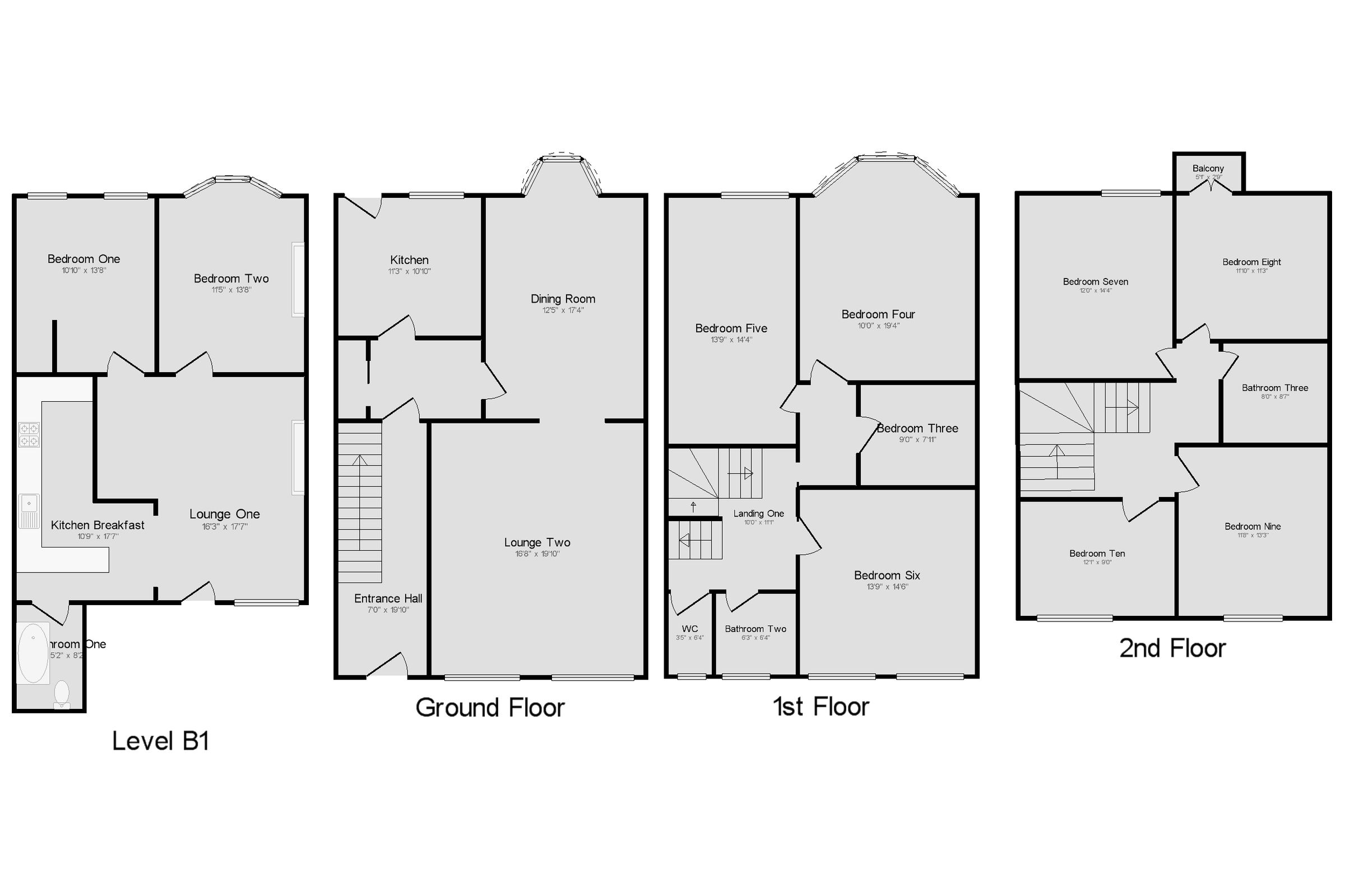 9 bed terraced house for sale in Cadogan Road, Cromer, Norwich, Norfolk