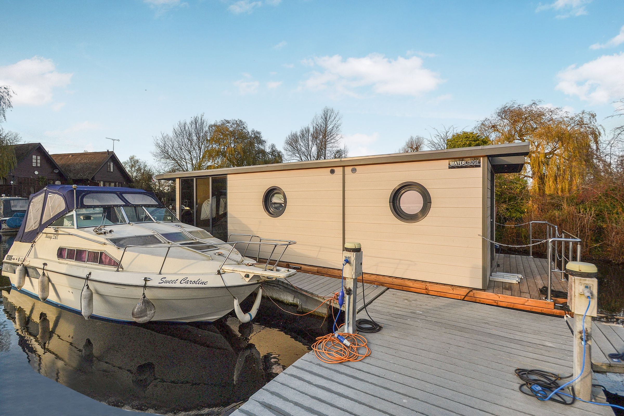 New home, 2 bed houseboat for sale in Mill Road, Buckden, St. Neots