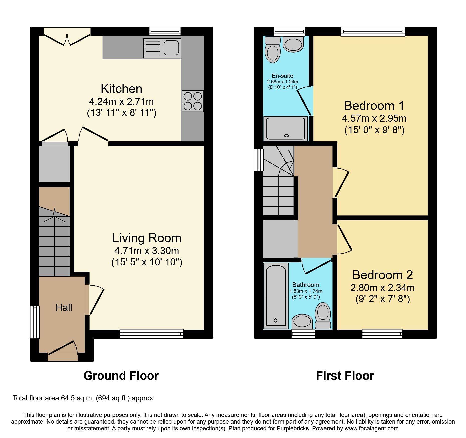 2 bed semidetached house for sale in Cranwell Grove, Birmingham B24