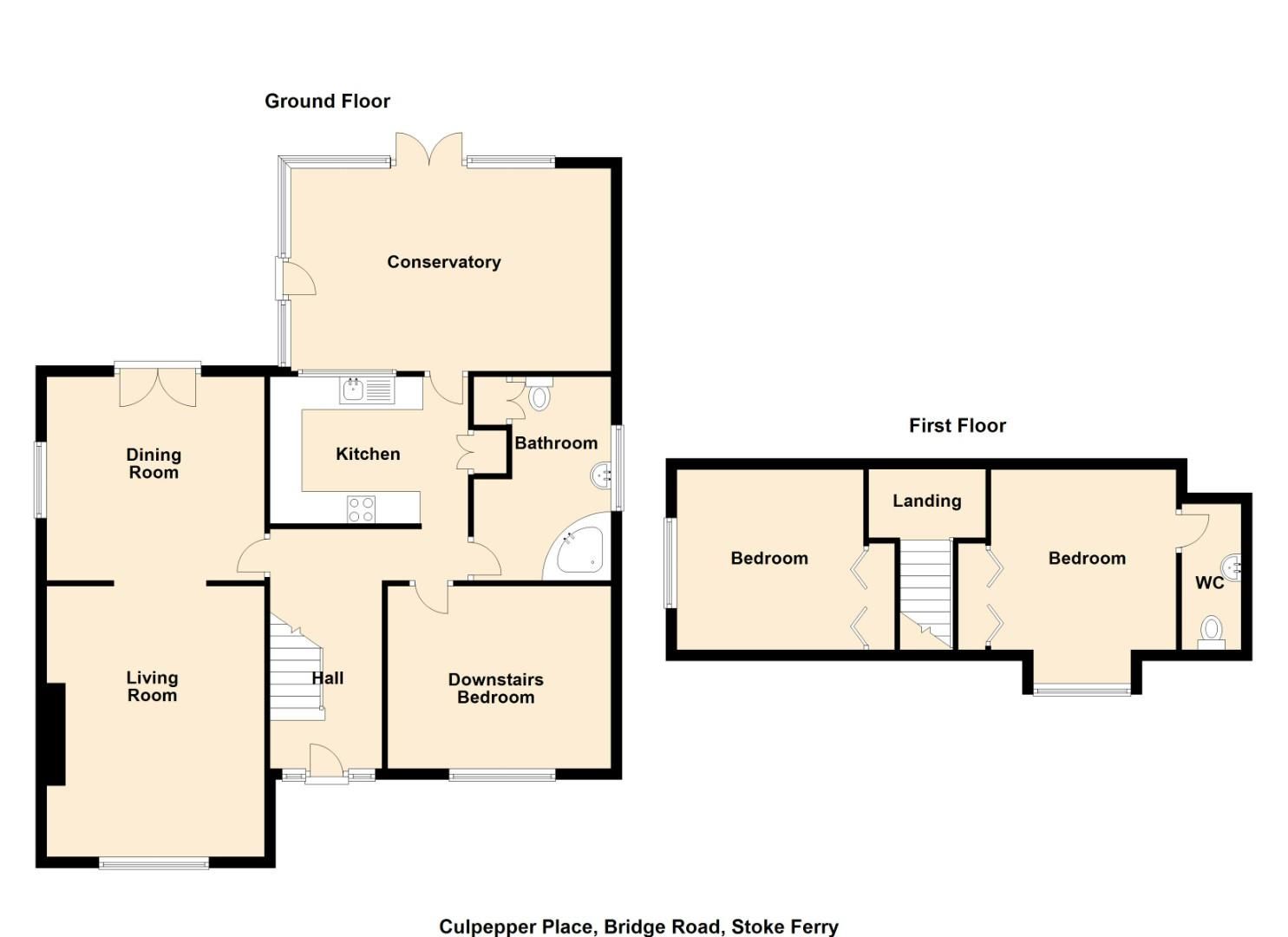 3 bed detached bungalow for sale in Bridge Road, Stoke Ferry, King's